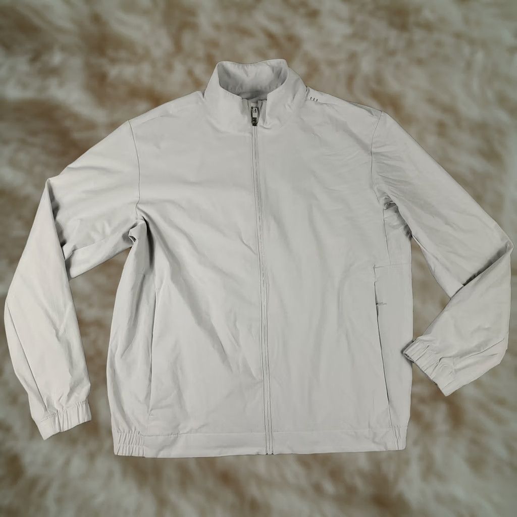 Lululemon Lululemon Jacket Mens Large Light Gray Full Zip Athletic Lightweight Windbreaker Size US L / EU 52-54 / 3 - 1 Thumbnail