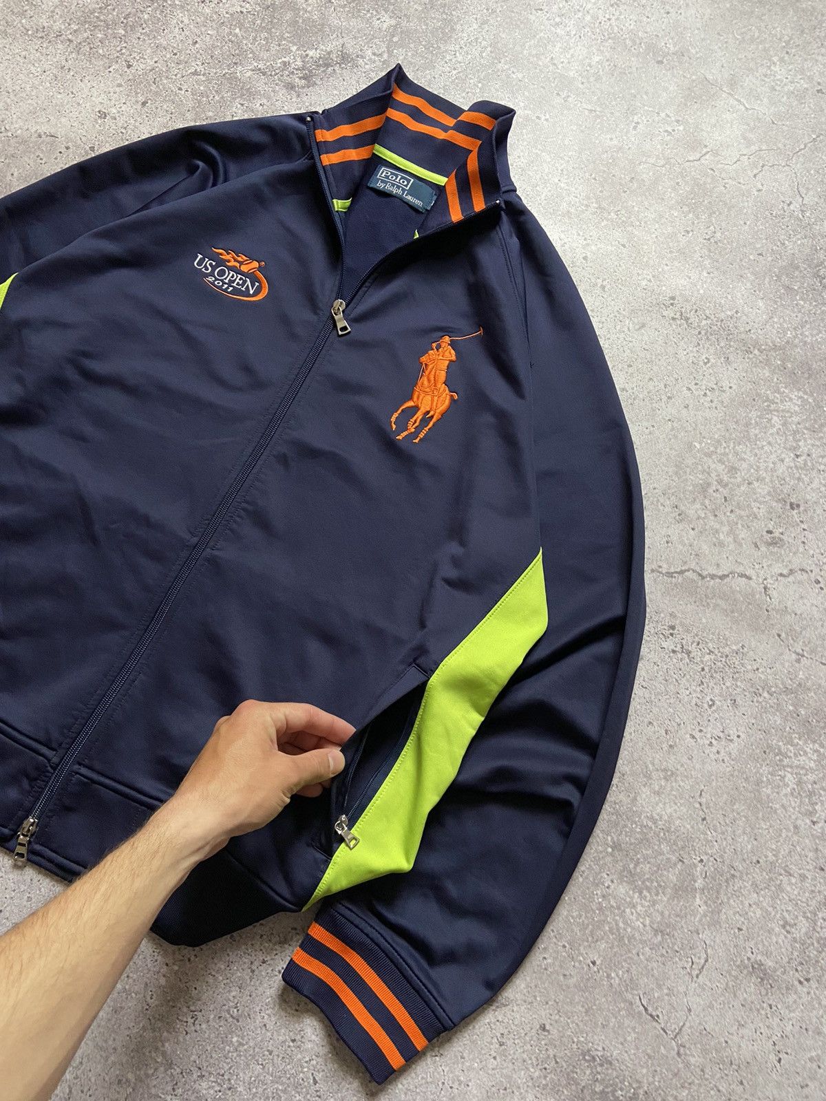 Polo Ralph Lauren × Vintage Vintage Polo Ralph Lauren US Open 2011 Team Polo zip Size US L / EU 52-54 / 3 - 2 Thumbnail