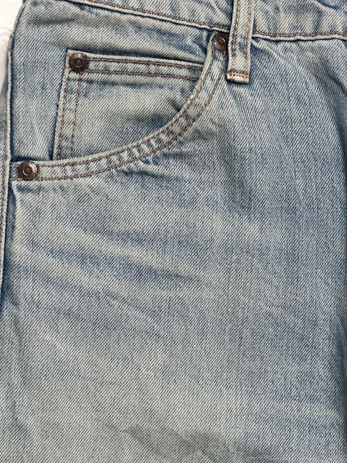 Edwin Vintage Edwin 90's Japan Denim Straight Jeans Light BlueWash Size US 30 / EU 46 - 5 Thumbnail