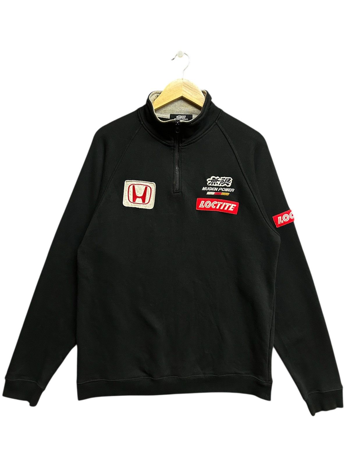 Honda Honda mugen patches logo half zipper sweatshirt Size US M / EU 48-50 / 2 - 1 Thumbnail