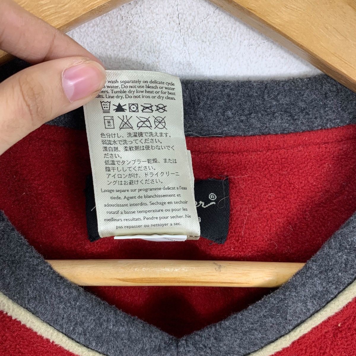 Eddie Bauer Vintage EDDIE BAUER USA Minimalist Baggy Fleece Sweater Size XL / US 12-14 / IT 48-50 - 9 Thumbnail