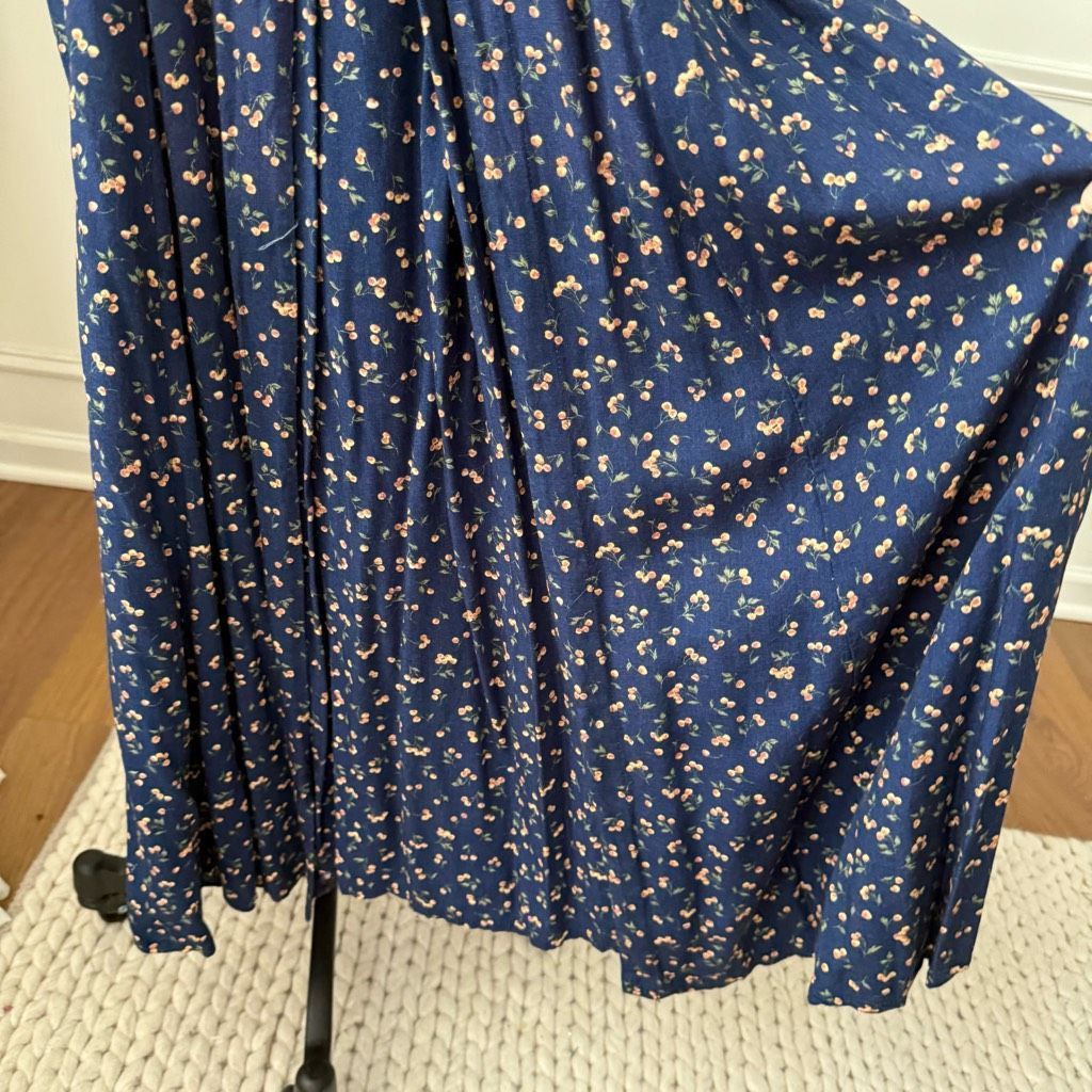 Vintage Vintage 90s Cristin Steven’s Calico Lace Front Prairie Dress L Size L / US 10 / IT 46 - 6 Thumbnail