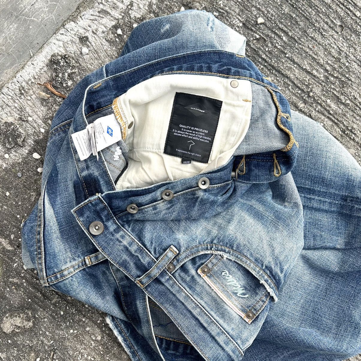 Madness MADNESS 24AW JAPAN Washed Distressed Denim Pants Size US 38 / EU 54 - 22 Thumbnail