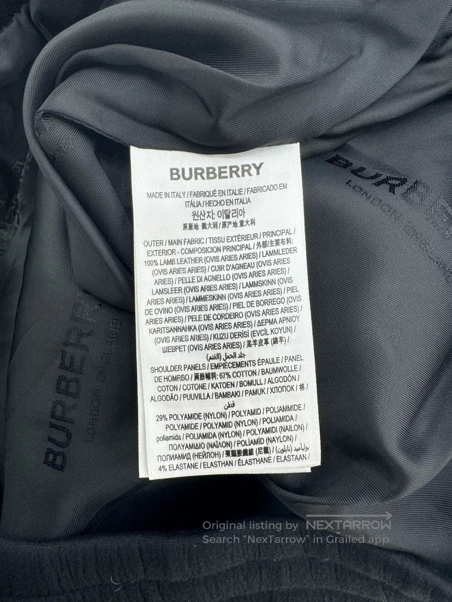 Burberry Burberry Leather Patch Logo Half. Size US S / EU 44-46 / 1 - 3 Thumbnail