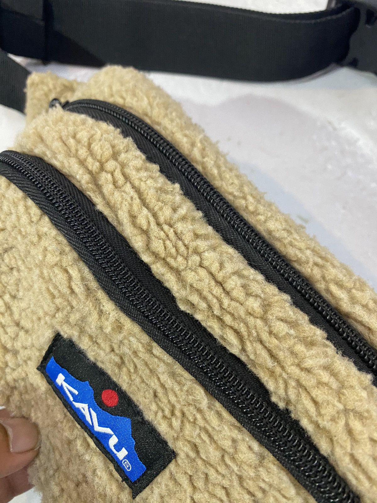 Patagonia fleece pouch bag