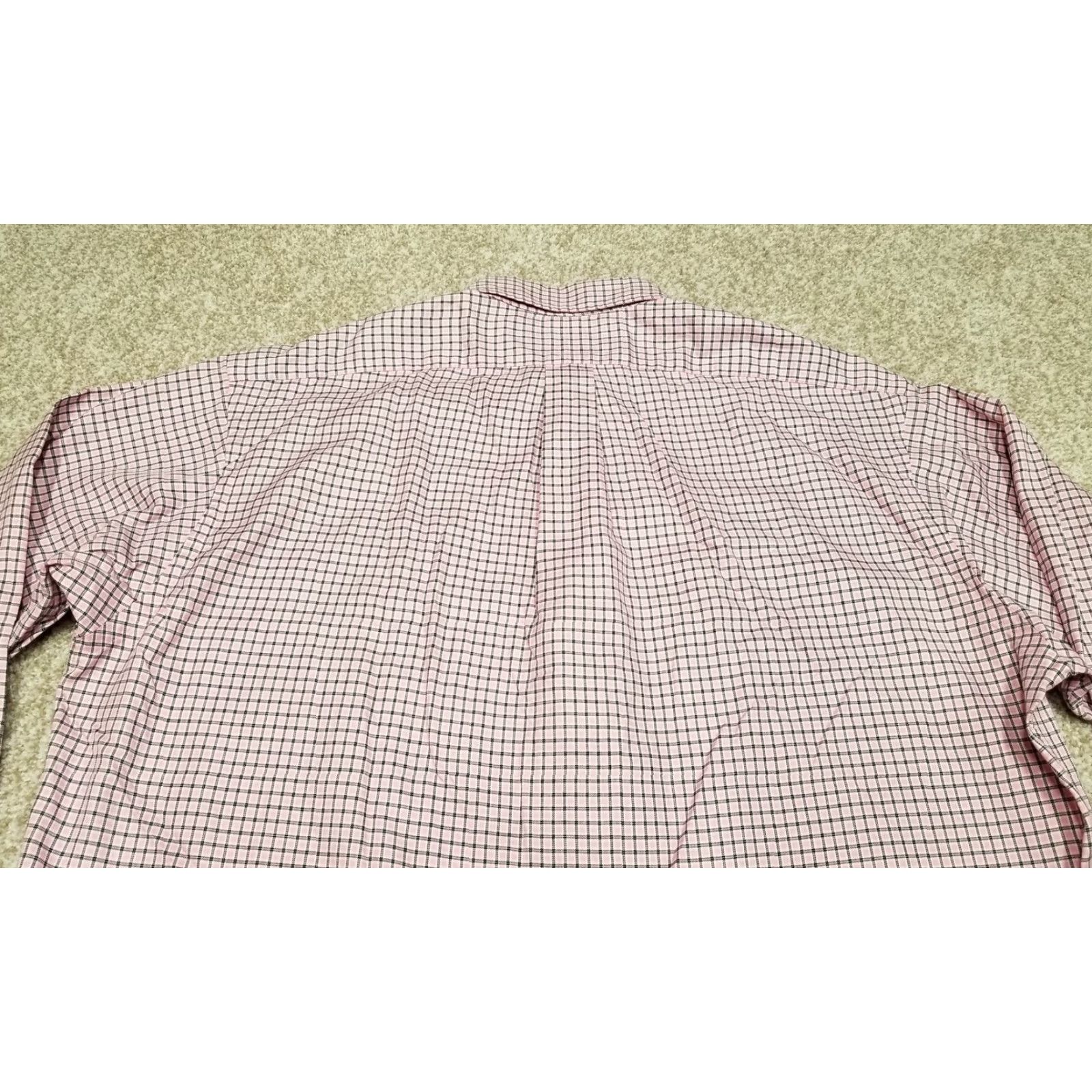 Ralph Lauren Ralph Lauren Blake Shirt Mens Medium Pink Check 100% Cotton Long Sleeve Casual Button-Up Size US M / EU 48-50 / 2 - 6 Thumbnail