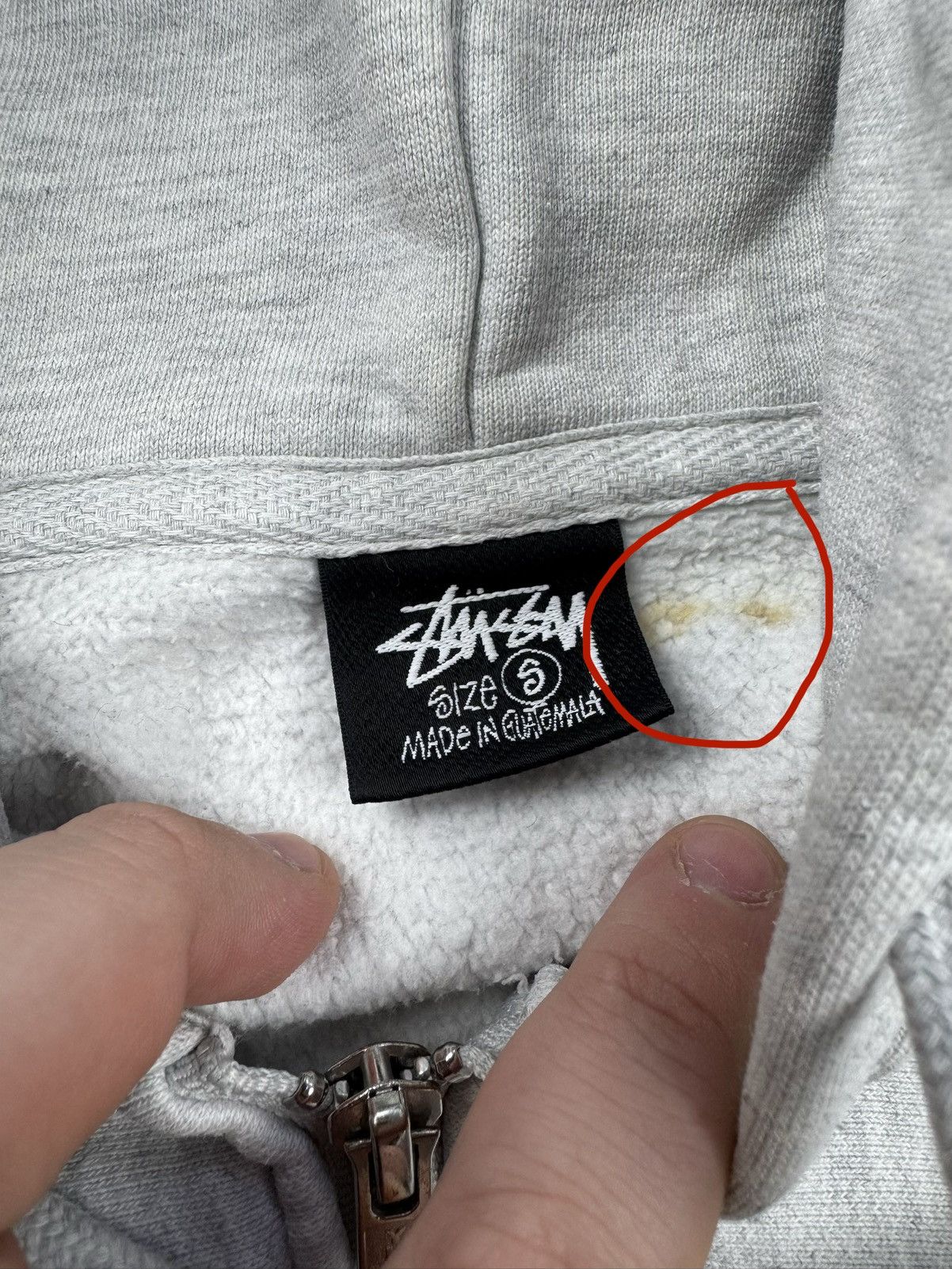 Stussy Vintage Stussy Zip Hoodie Block Sport Big Logo Skate Y2K Size US S / EU 44-46 / 1 - 8 Thumbnail