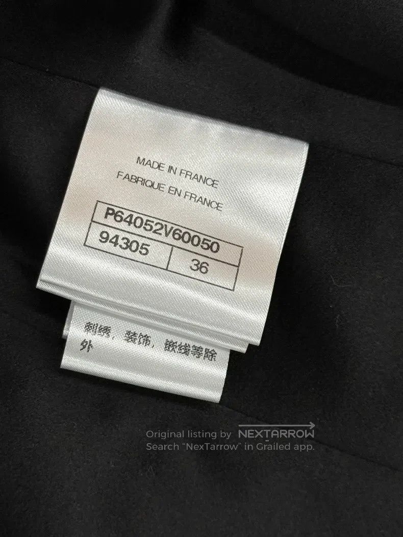 Chanel Chanel Roof series black silk silver rolled coat Size XS / US 0-2 / IT 36-38 - 5 Thumbnail