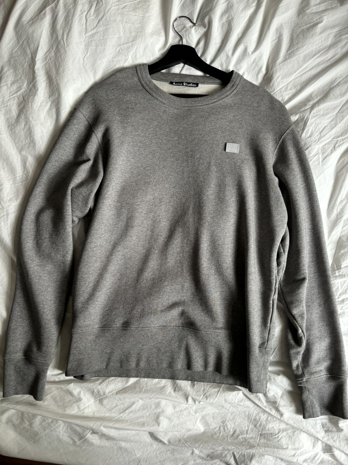 Acne Studios GREY COTTON SWEATSHIRT Size US M / EU 48-50 / 2 - 1 Thumbnail