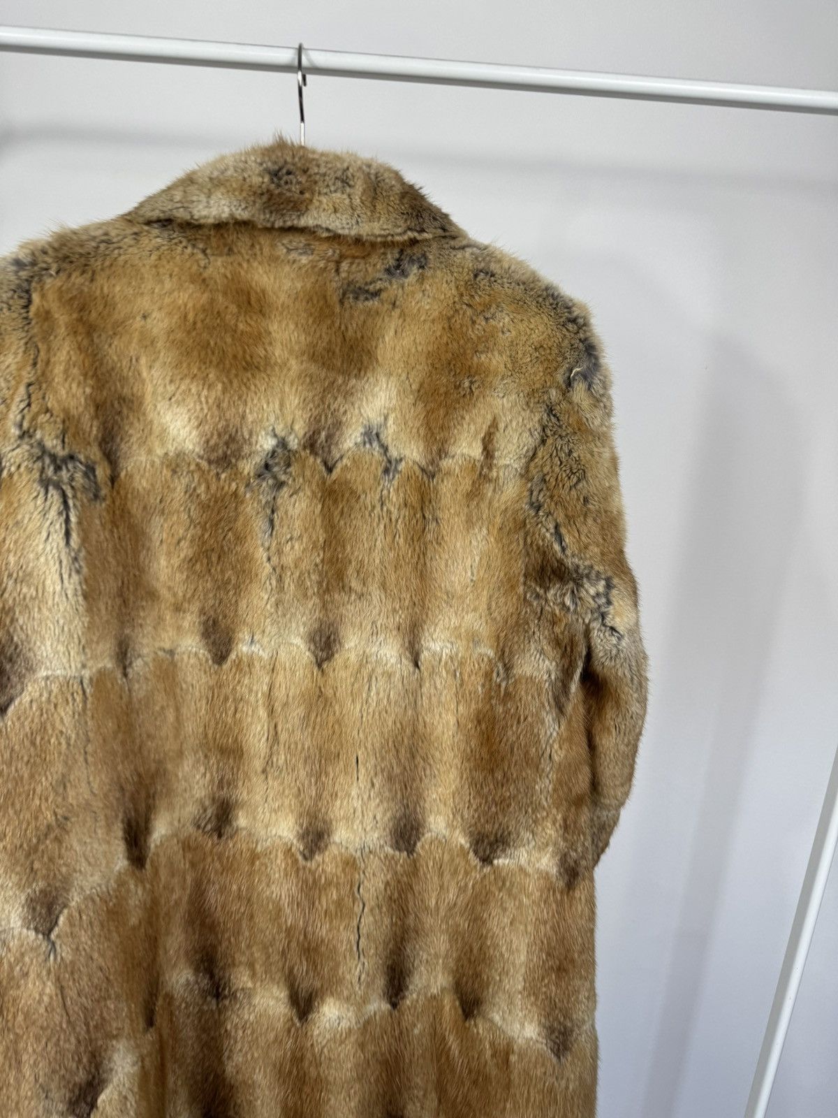 Other Vintage Real Fur Coat Jacket Women’s Brown Luxury Winter Size L / US 10 / IT 46 - 15 Thumbnail