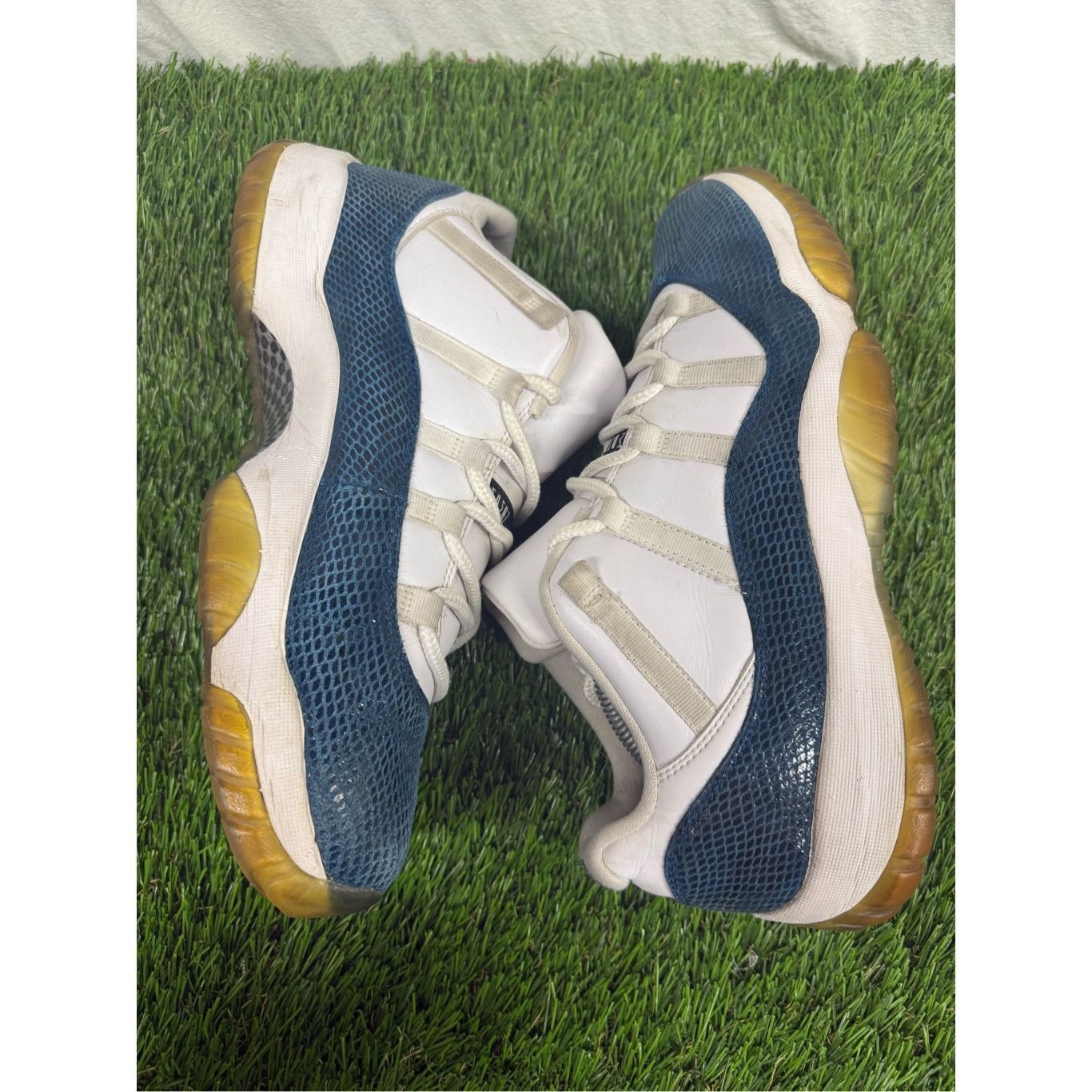 Jordan Brand Size 13 - Jordan 11 Retro Low Navy Snakeskin 2019 Size US 13 / EU 46 - 6 Thumbnail