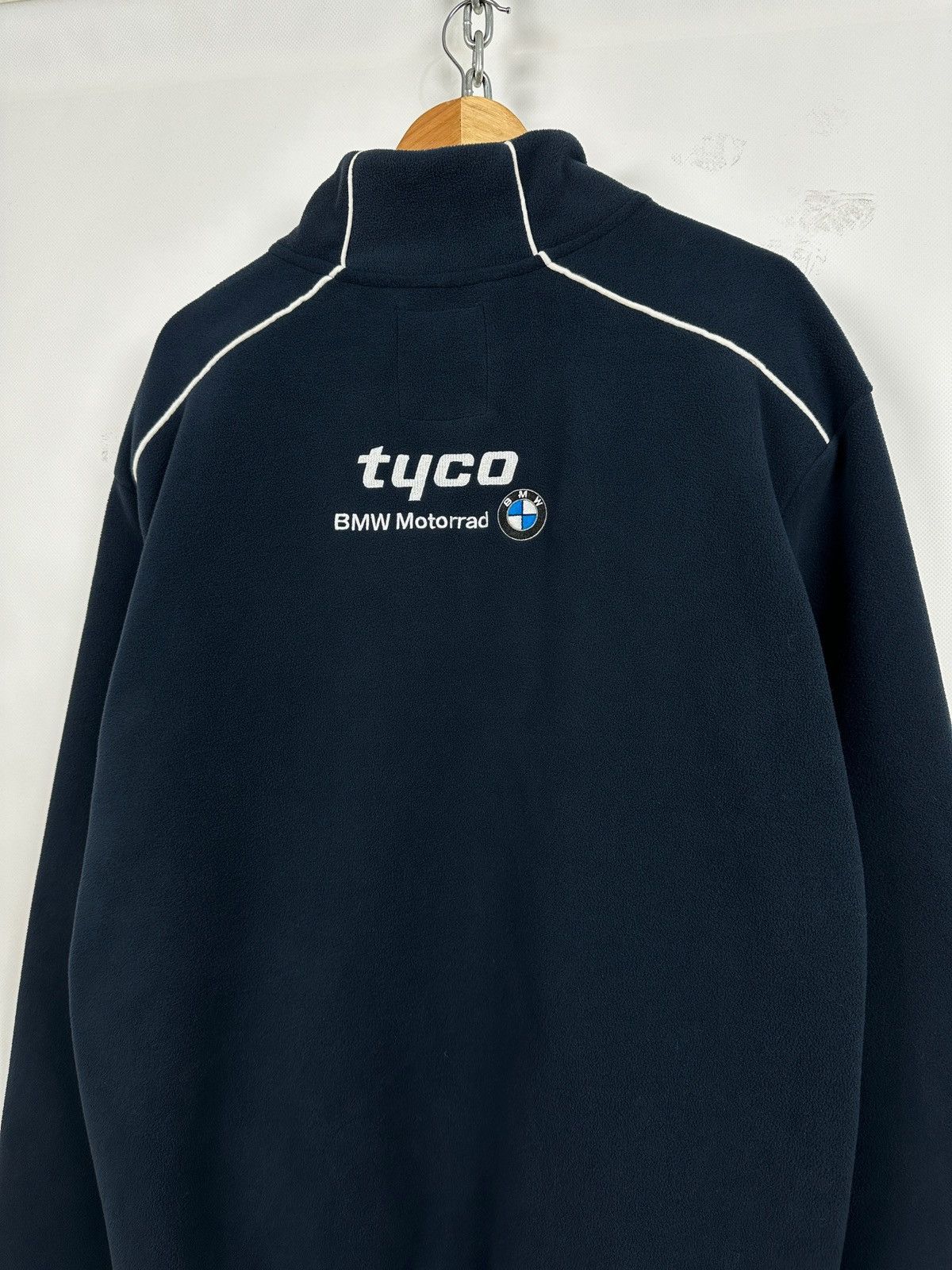 BMW Vintage BMW Tyco Motorrad Racing Fleece Jacket Size US XL / EU 56 / 4 - 13 Thumbnail