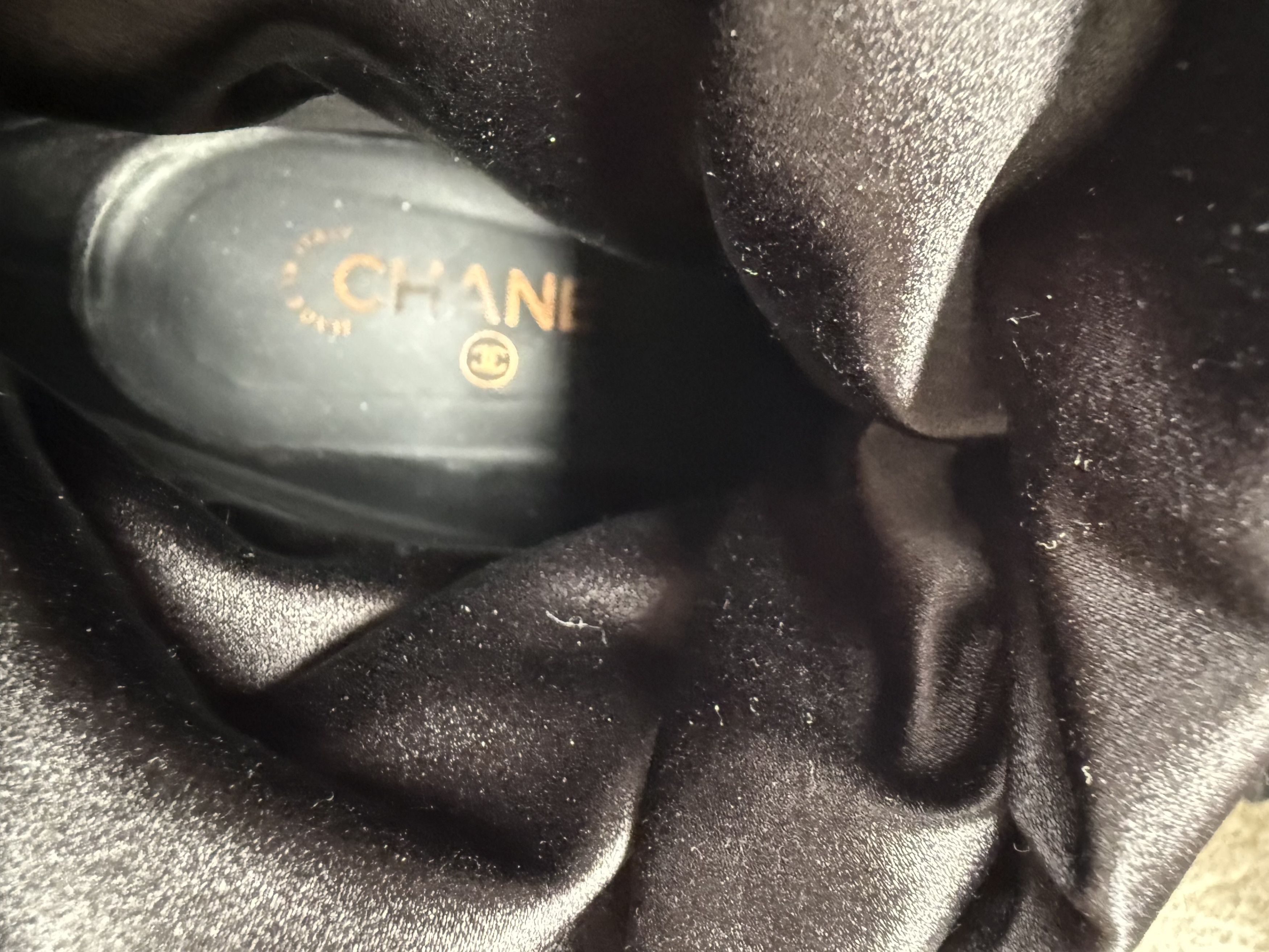 Chanel Chanel Grunge Black Lether Boots Size US 7 / IT 37 - 7 Thumbnail