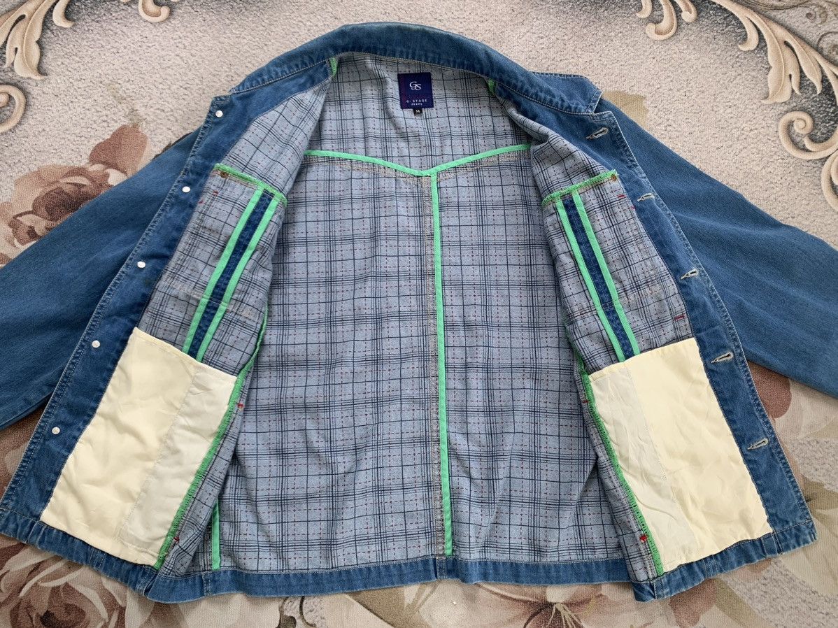 Japanese Brand GS G-Stage Jeans Pleated Centre Style Jacket Size US M / EU 48-50 / 2 - 10 Thumbnail