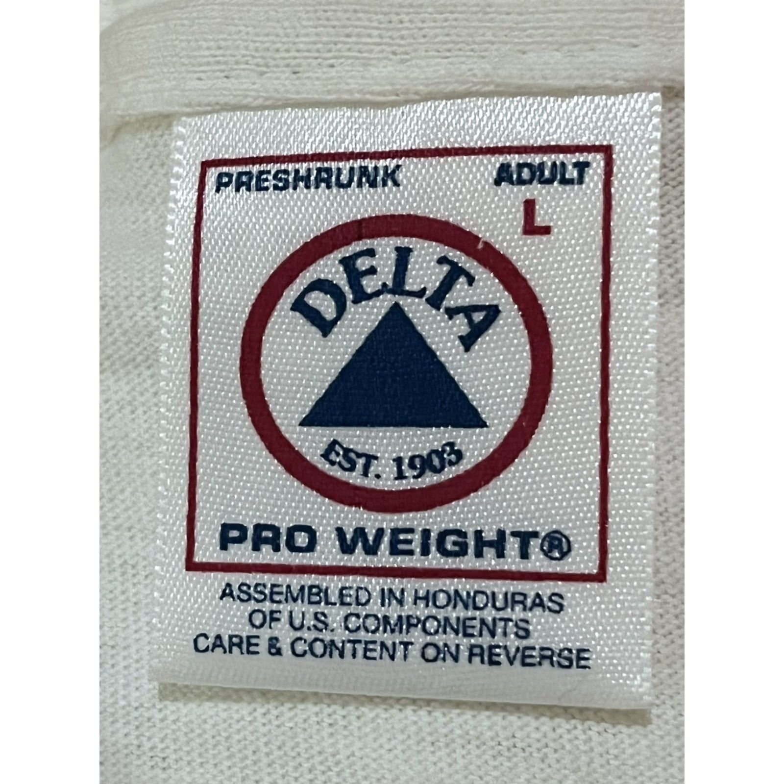 Delta VINTAGE Delta Mark Wills Shirt Adult Large White Crew Neck Signed Country Music HTF Autograph Limited Lettermans? Size US L / EU 52-54 / 3 - 5 Thumbnail