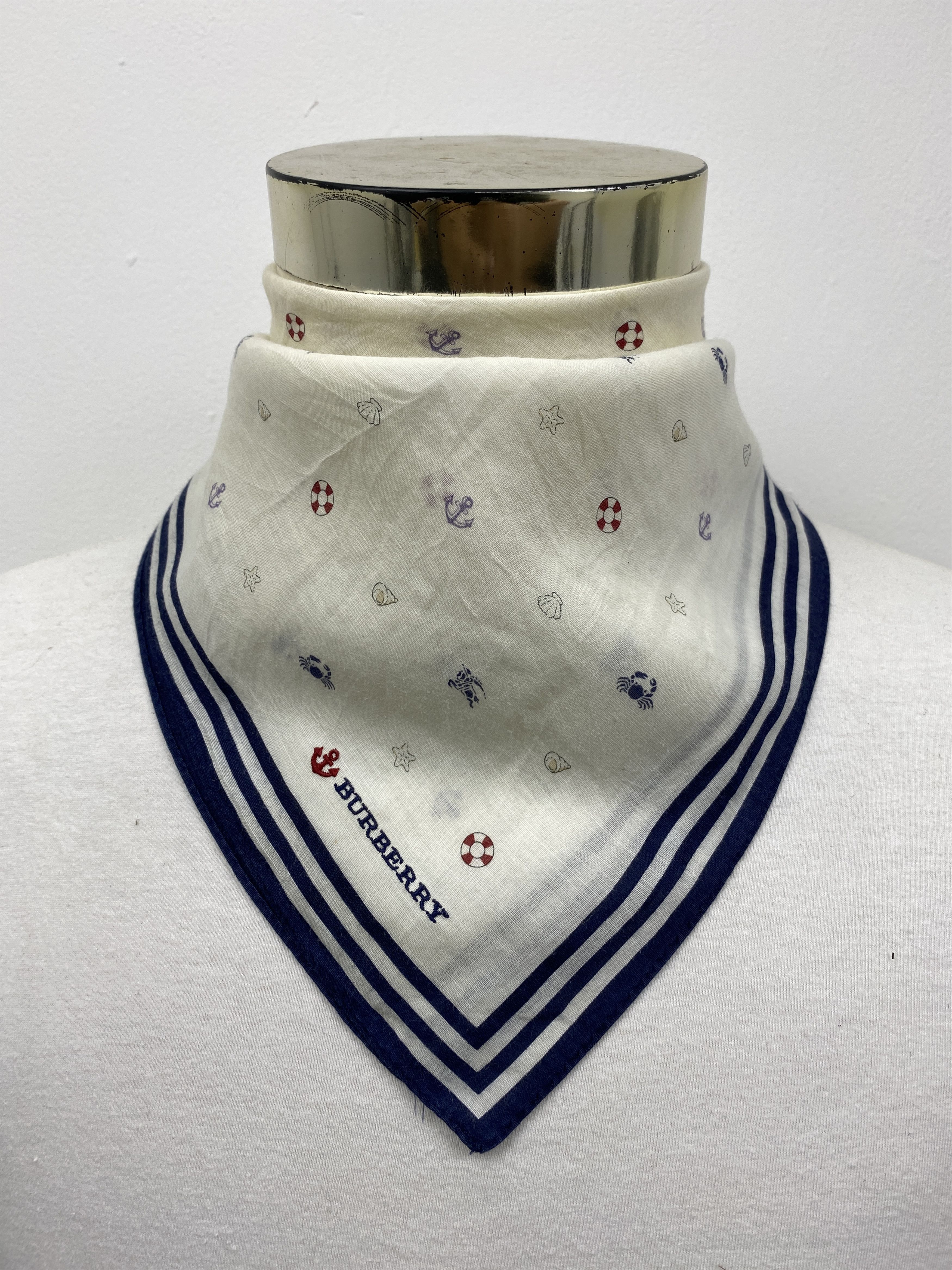 Burberry Burberrys Handkerchief / Bandana / Neckerchief HKC0310 Size ONE SIZE - 2 Thumbnail