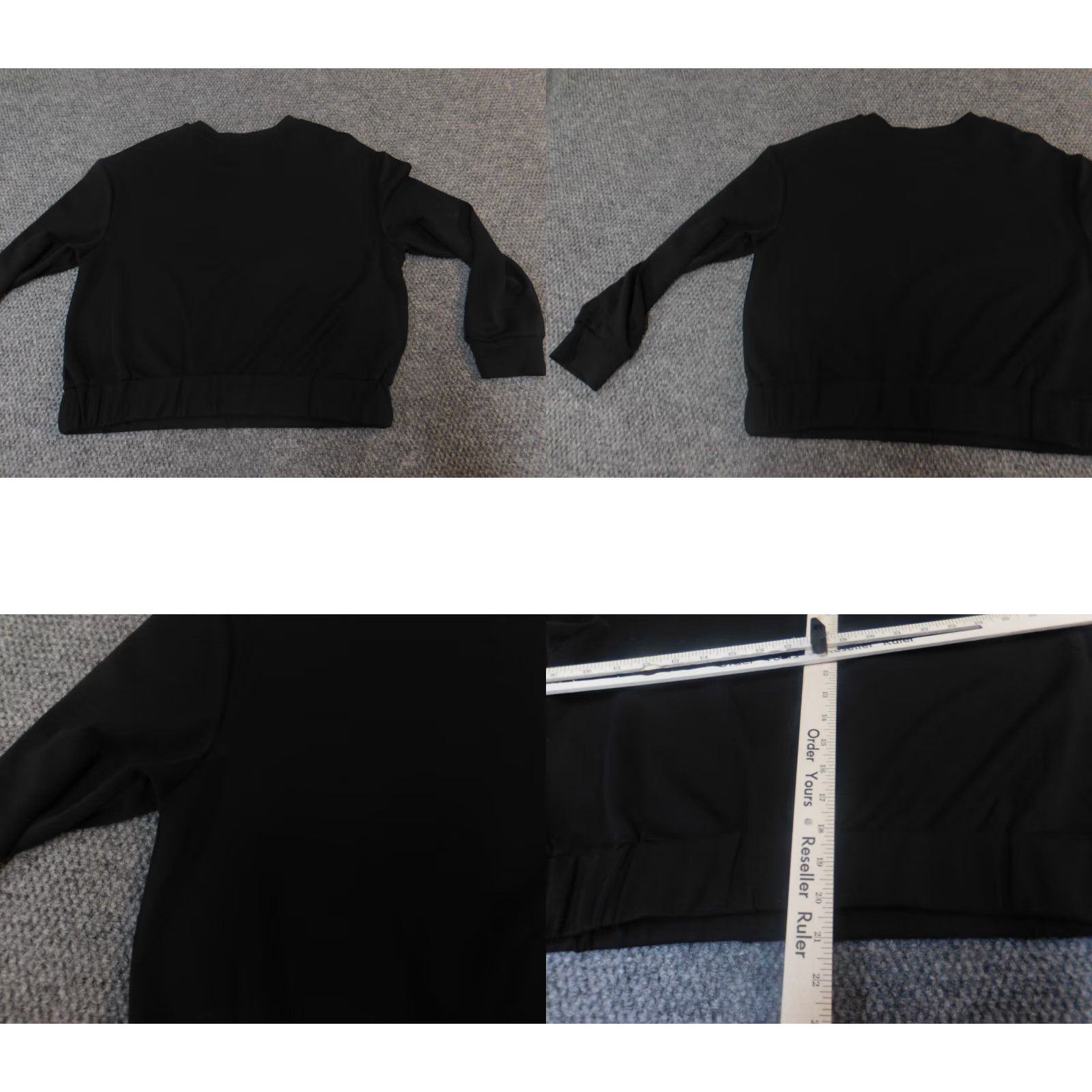 Vintage Magaschoni Womens Sweater Small pullover black solid crew neck long sleeve chunky-knit cotton regular stretch casual winter 90s? Size S / US 4 / IT 40 - 8 Thumbnail