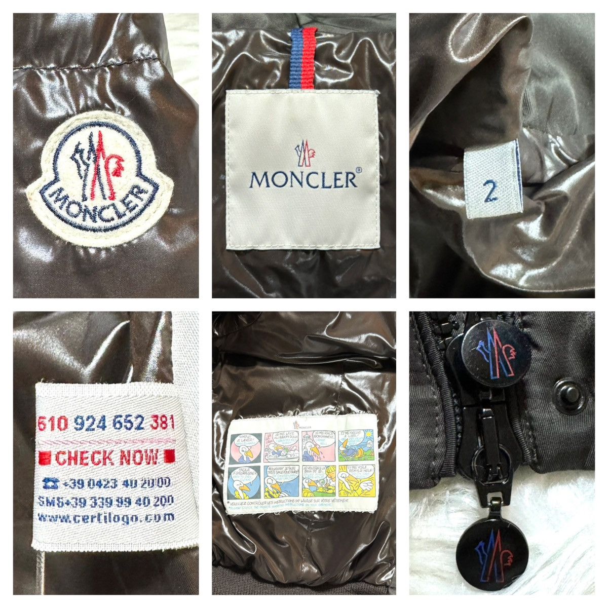 Moncler Moncler DESNA raccoon fur switching puffer down jacket Size XS / US 0-2 / IT 36-38 - 2 Thumbnail