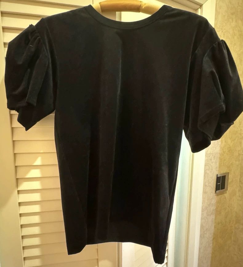Comme des Garcons Comme Des Garcons Black bubble sleeve short sleeved shirt Size M / US 6-8 / IT 42-44 - 1 Thumbnail