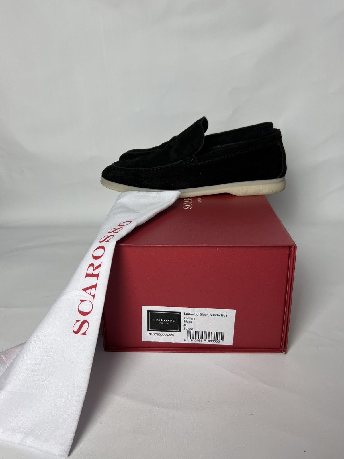 Scarosso EU40 Scarosso Ludvicolo Black Yatch Loafers US7.5 Slip On Size US 7.5 / EU 40-41 - 7 Thumbnail