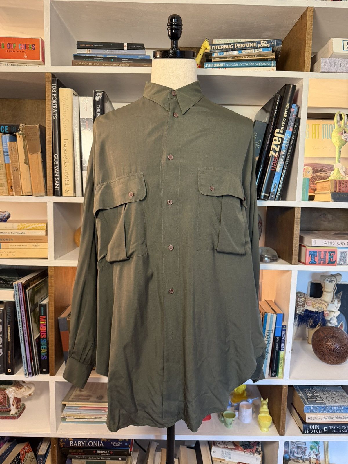 Vintage go silk 90s button down Size US L / EU 52-54 / 3 - 1 Thumbnail