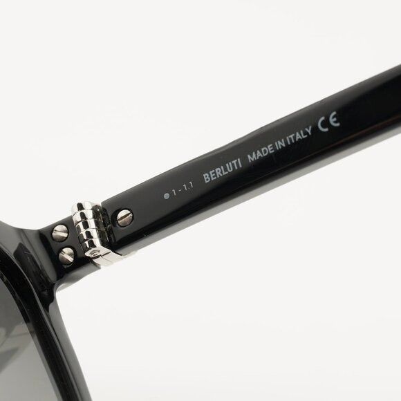 Berluti Berluti BL40023U 01B Sunglasses Black Rectangle Frame Size ONE SIZE - 5 Thumbnail