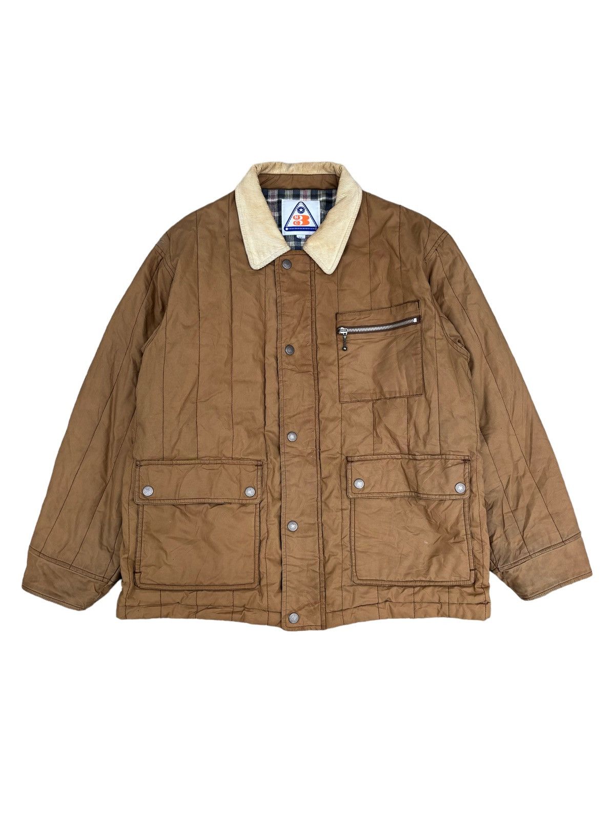 image of Vintage Nigel Cabourn Jacket in Brown, Men's (Size XL)