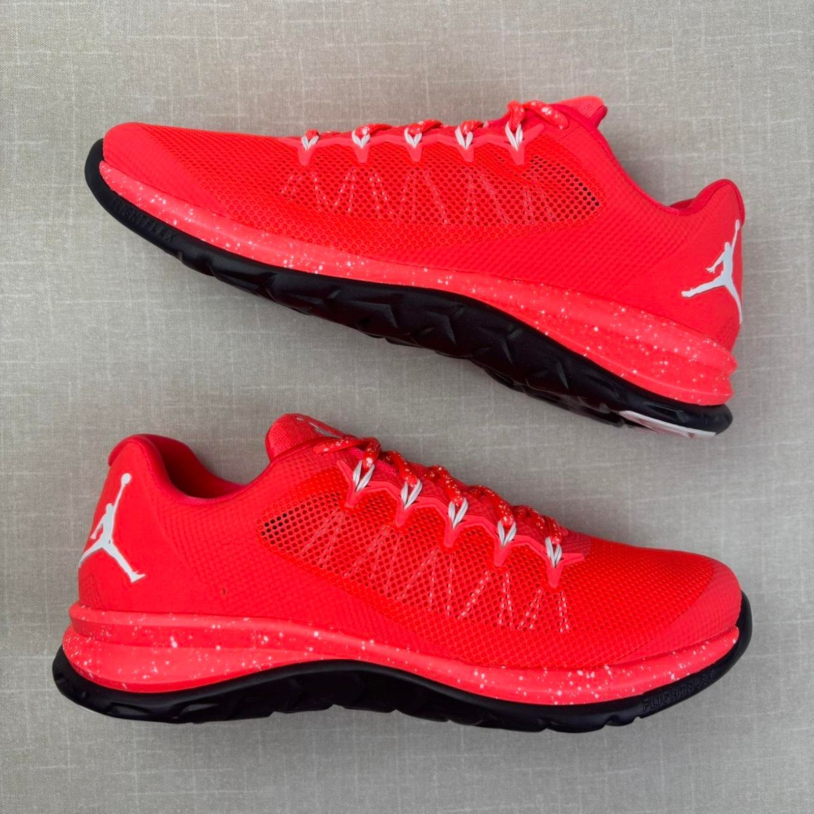 Jordan Brand 💥 Jordan Flight Runner 2 “Infrared 23 White Black” 10M Size US 10 / EU 43 - 2 Thumbnail