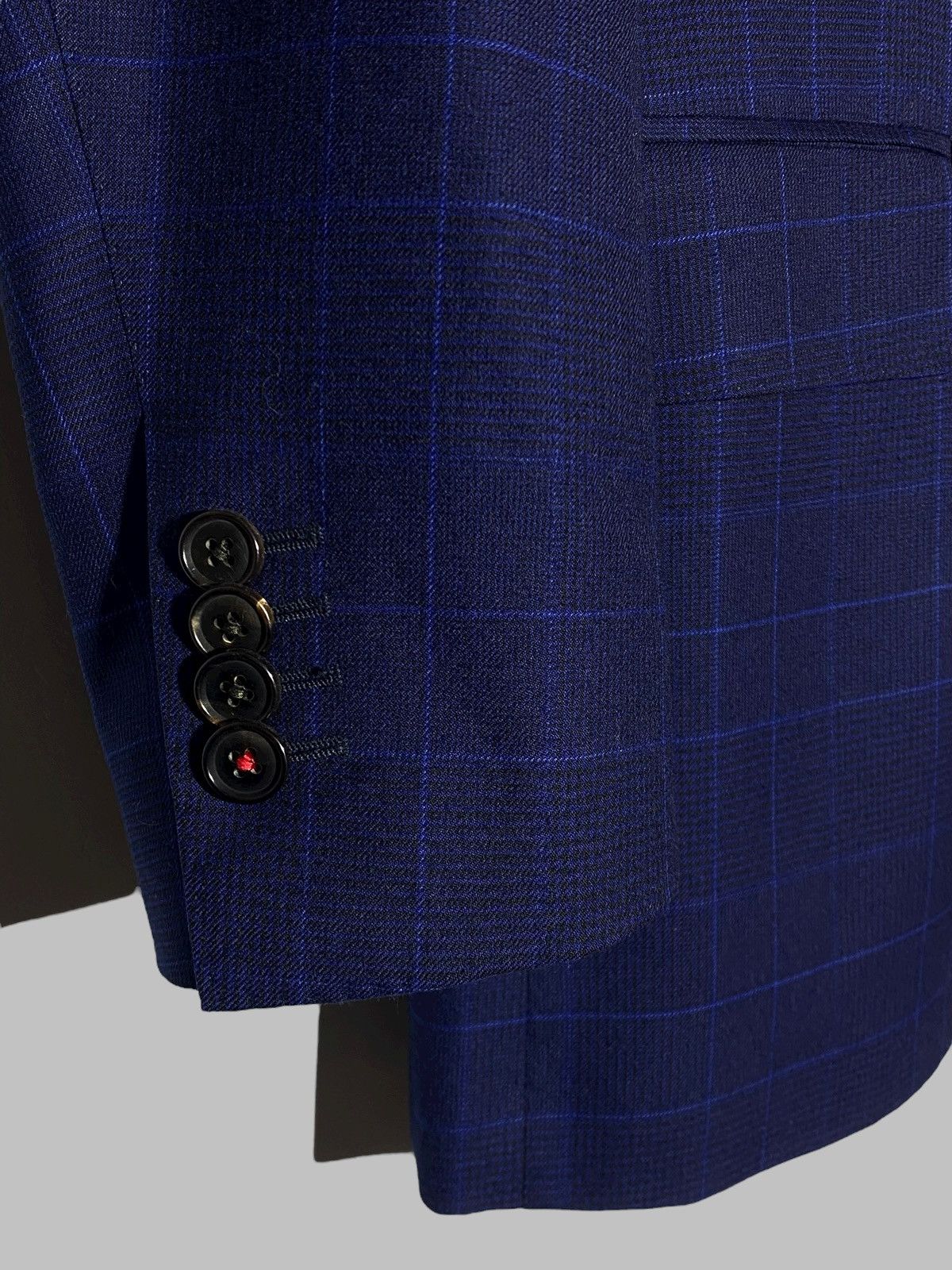 Suitsupply Suitsupply Pure Wool Checkered Blazer 2 Button Sport Coat Size 48S - 6 Thumbnail