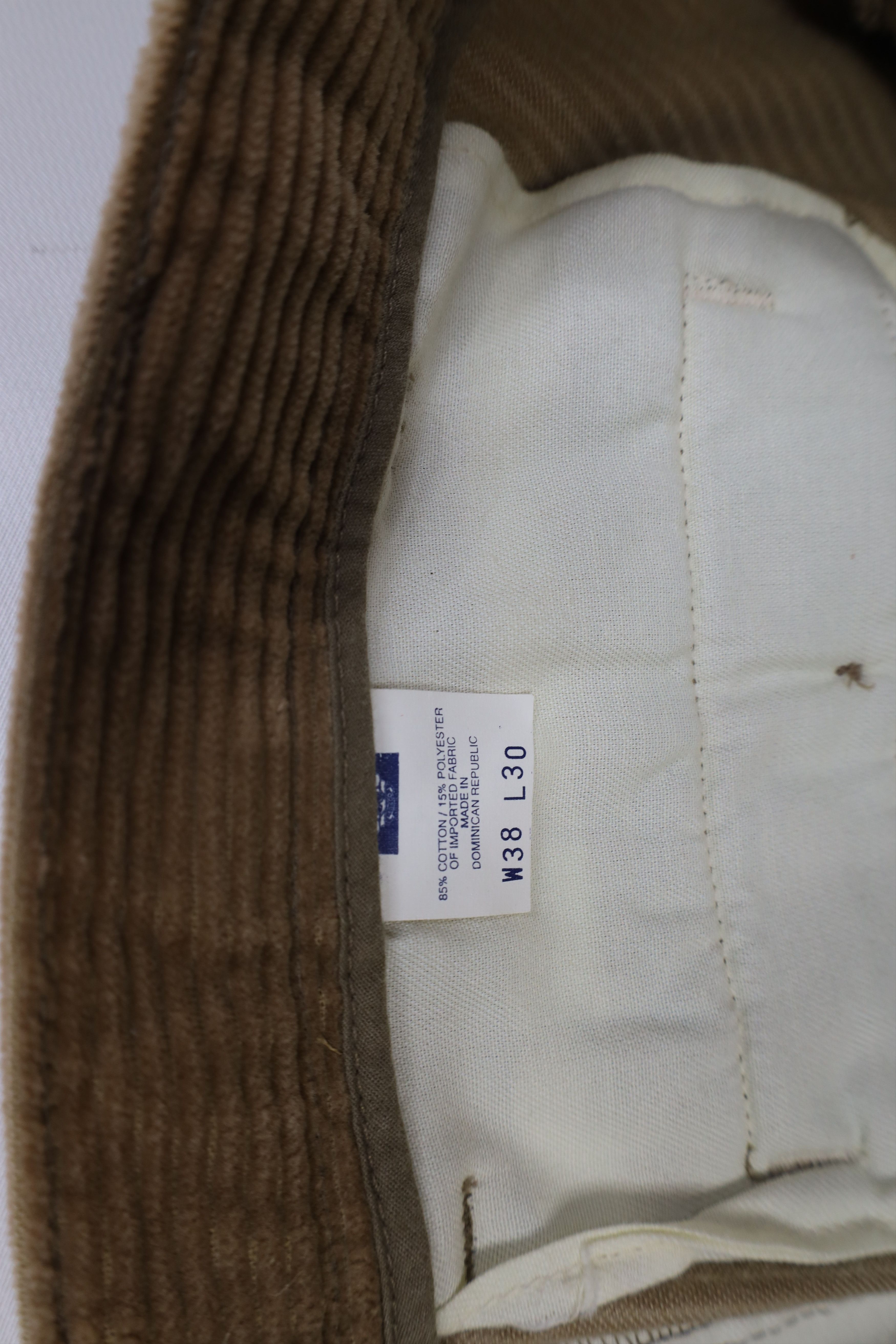 Vintage Vintage 90s Streetwear Relaxed Wide Leg Corduroy Chino Pants Size US 38 / EU 54 - 9 Thumbnail