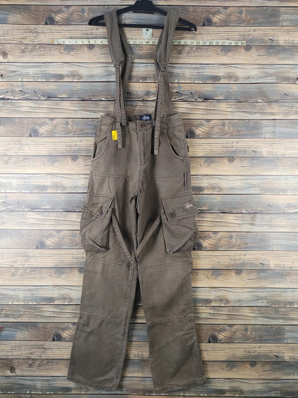Stussy DL Stussy Olive Multipocket Tactical Jumpsuits cargo #2678 Size US 27 - 13 Thumbnail