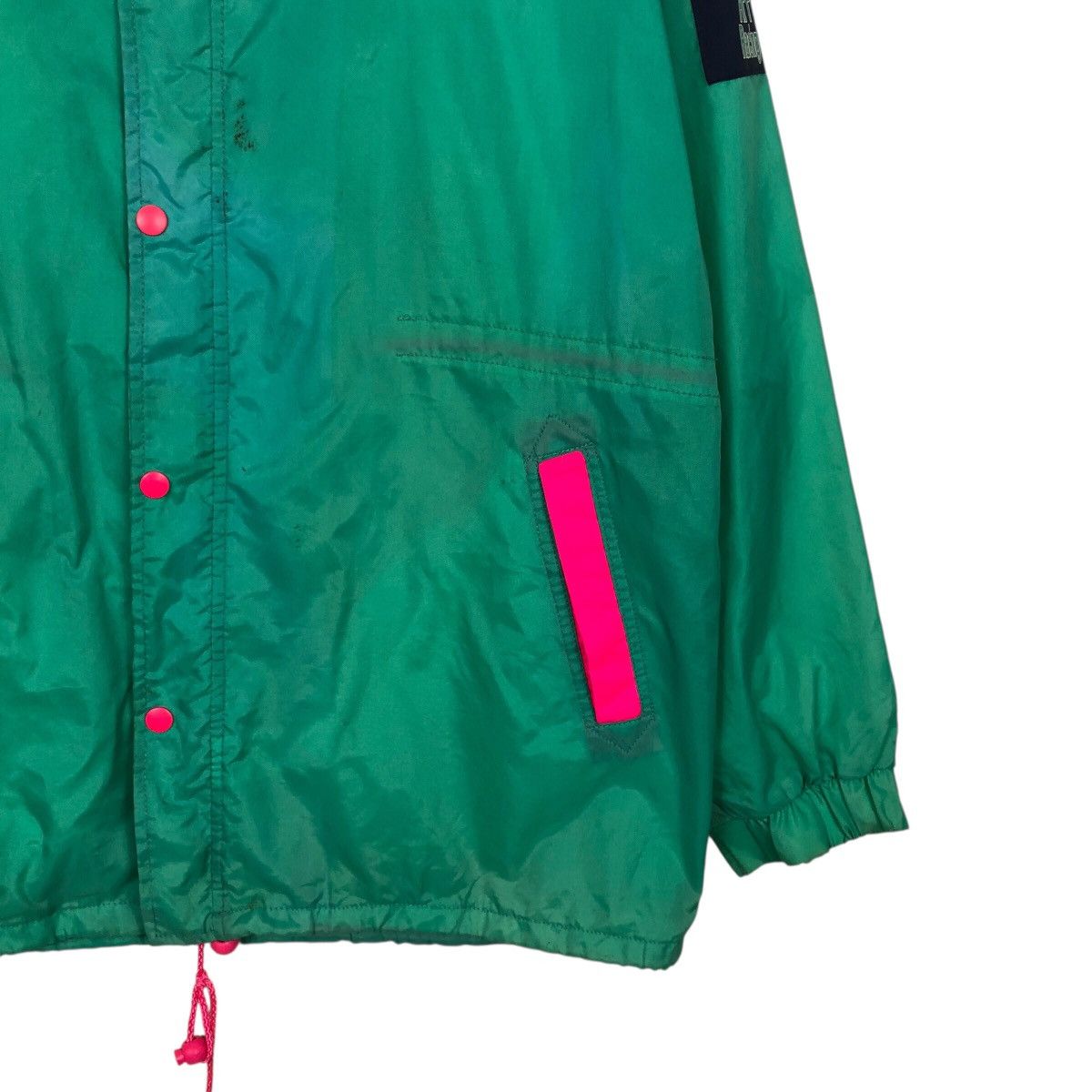 Japanese Brand 📌Vintage Bomber Jacket Sports Rainbow Apple Racing Team Size US L / EU 52-54 / 3 - 6 Thumbnail