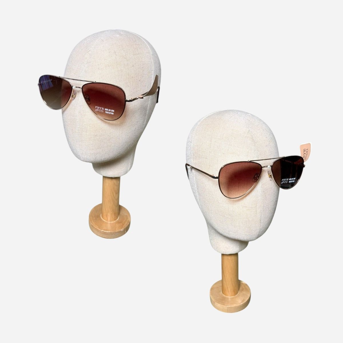 Frye Frye Women’s Aviator Ombré Gold Frame Sunglasses 100% UV Size ONE SIZE - 2 Thumbnail
