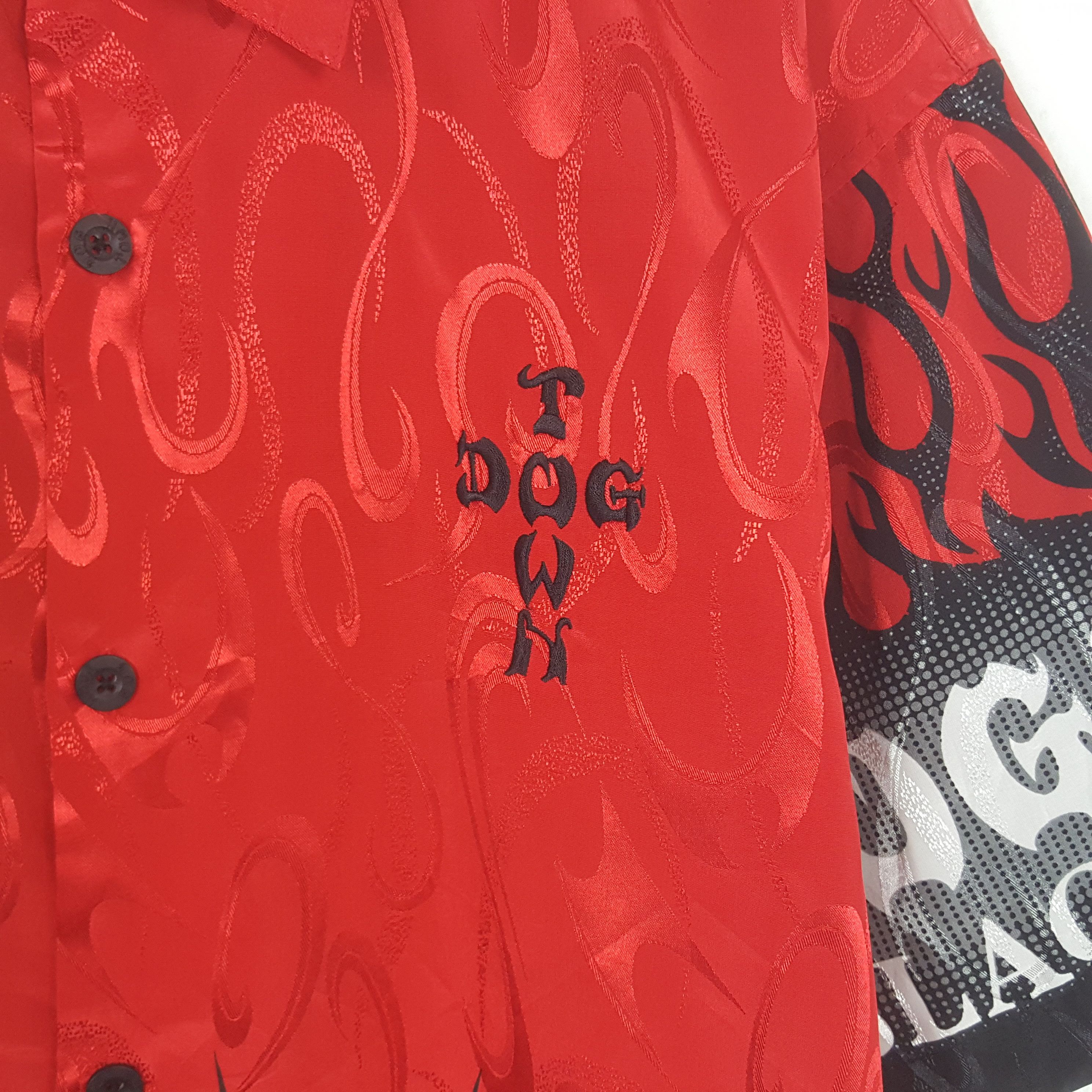 Dogtown Vintage Dog Town Overprinted Dragon Button Up Shirt Size US XL / EU 56 / 4 - 4 Thumbnail