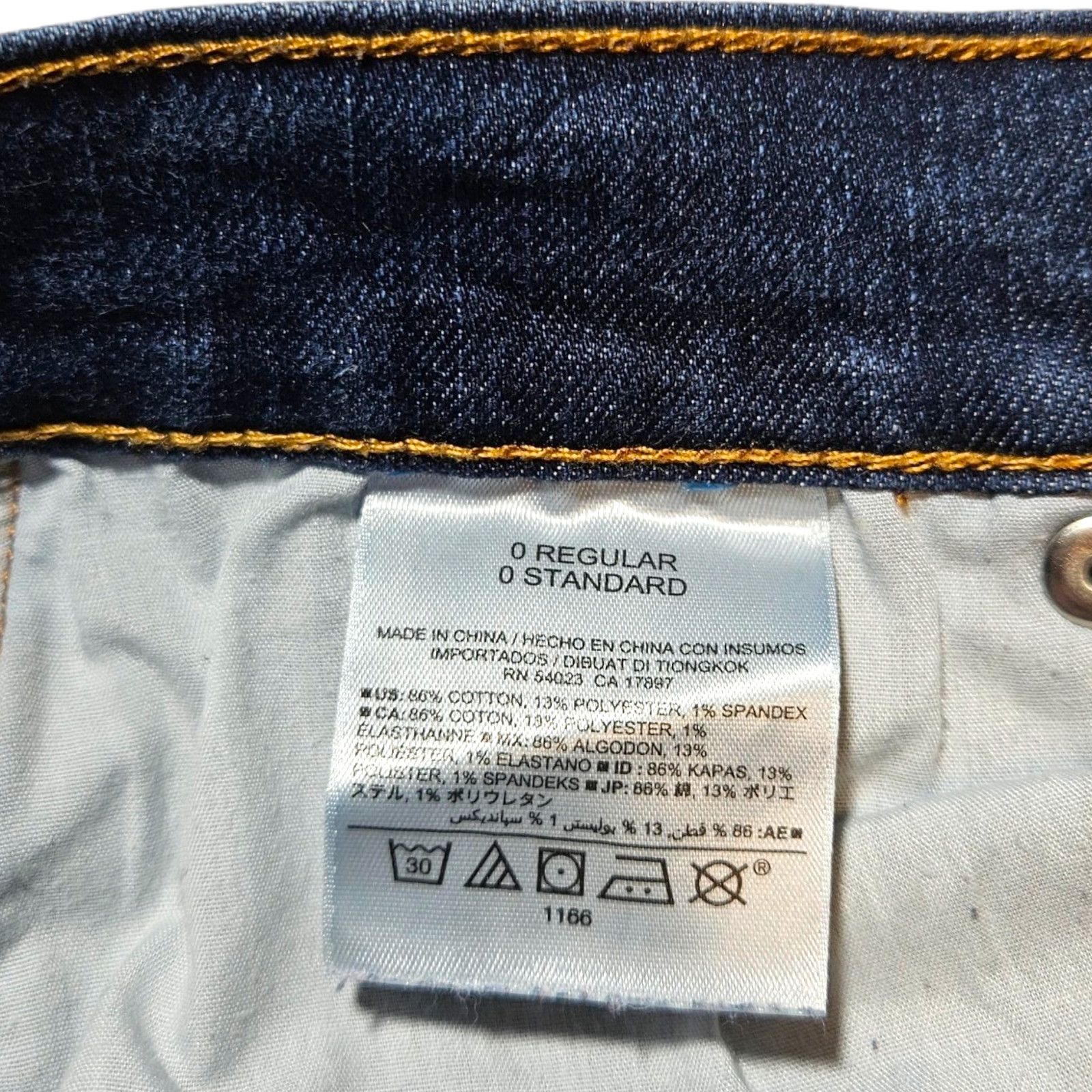 Old Navy EUC Old Navy Original Skinny Jeans Sz. 0 Regular Dark Wash Size 25" / US 0 / IT 36 - 5 Thumbnail