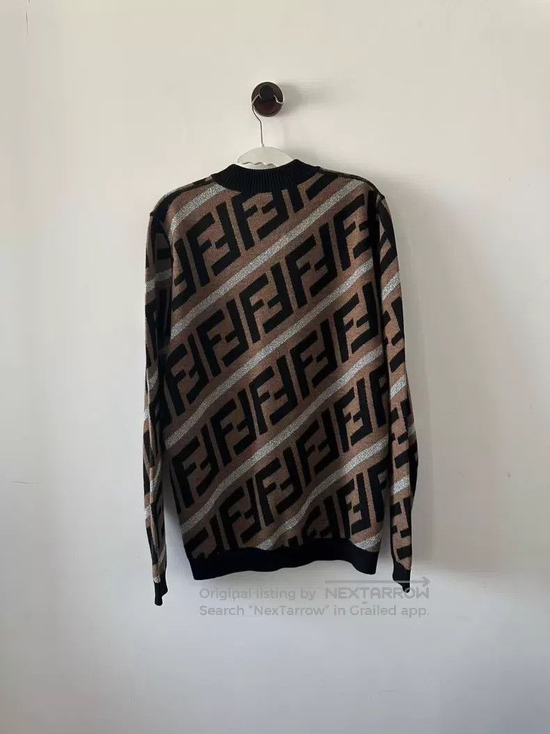 Fendi Fendi Fully printed wool sweater Size US M / EU 48-50 / 2 - 2 Thumbnail