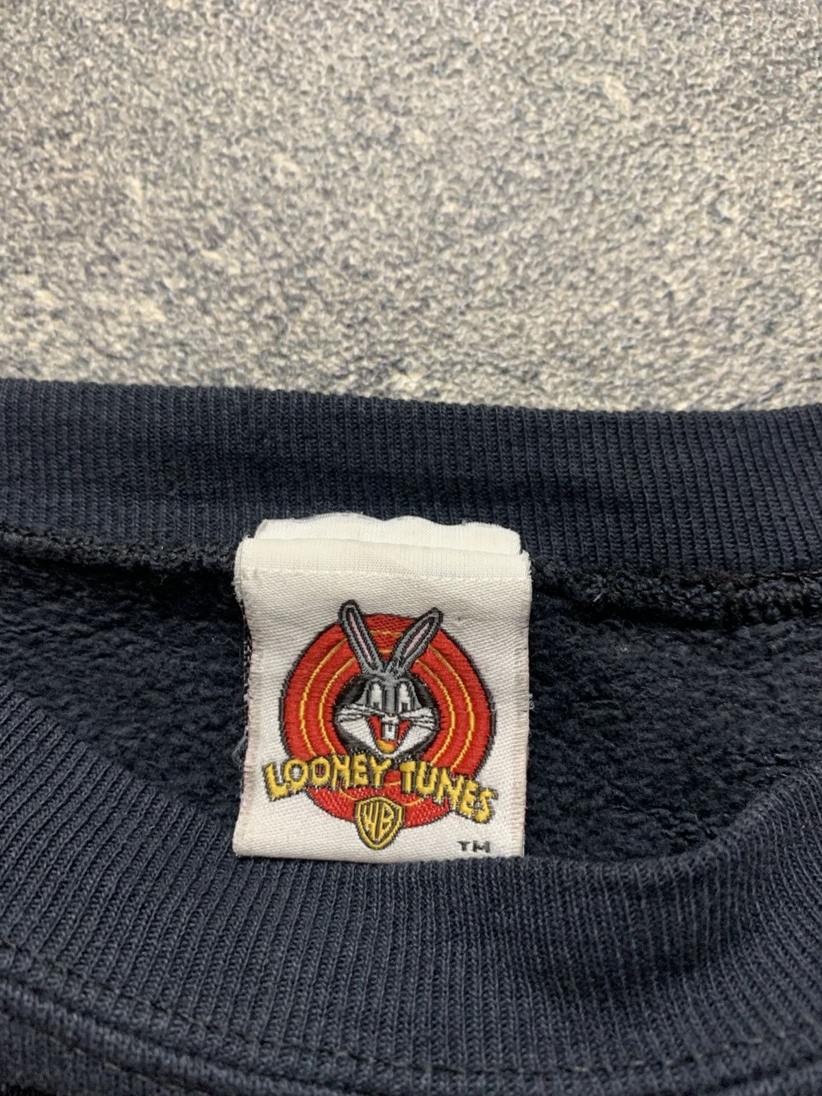 Warner Bros 🐍 Vintage 90s Tasmanian Dear Santa Looney Tunes Sweatshirt Size US L / EU 52-54 / 3 - 4 Thumbnail