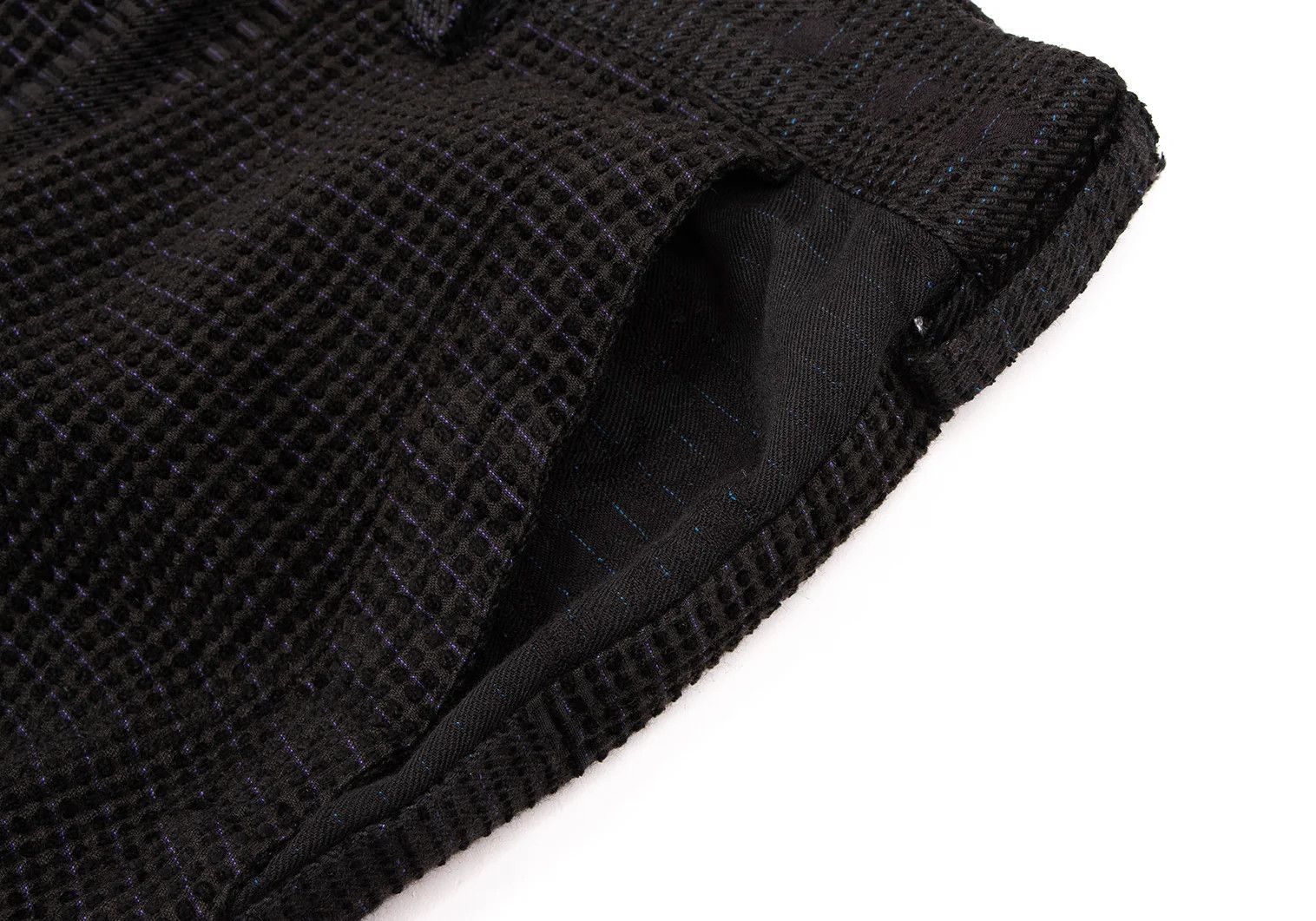 Issey Miyake A-POC Dyed Pile Weave Pants in Black, Blue, and Purple Size US 36 / EU 52 - 4 Thumbnail