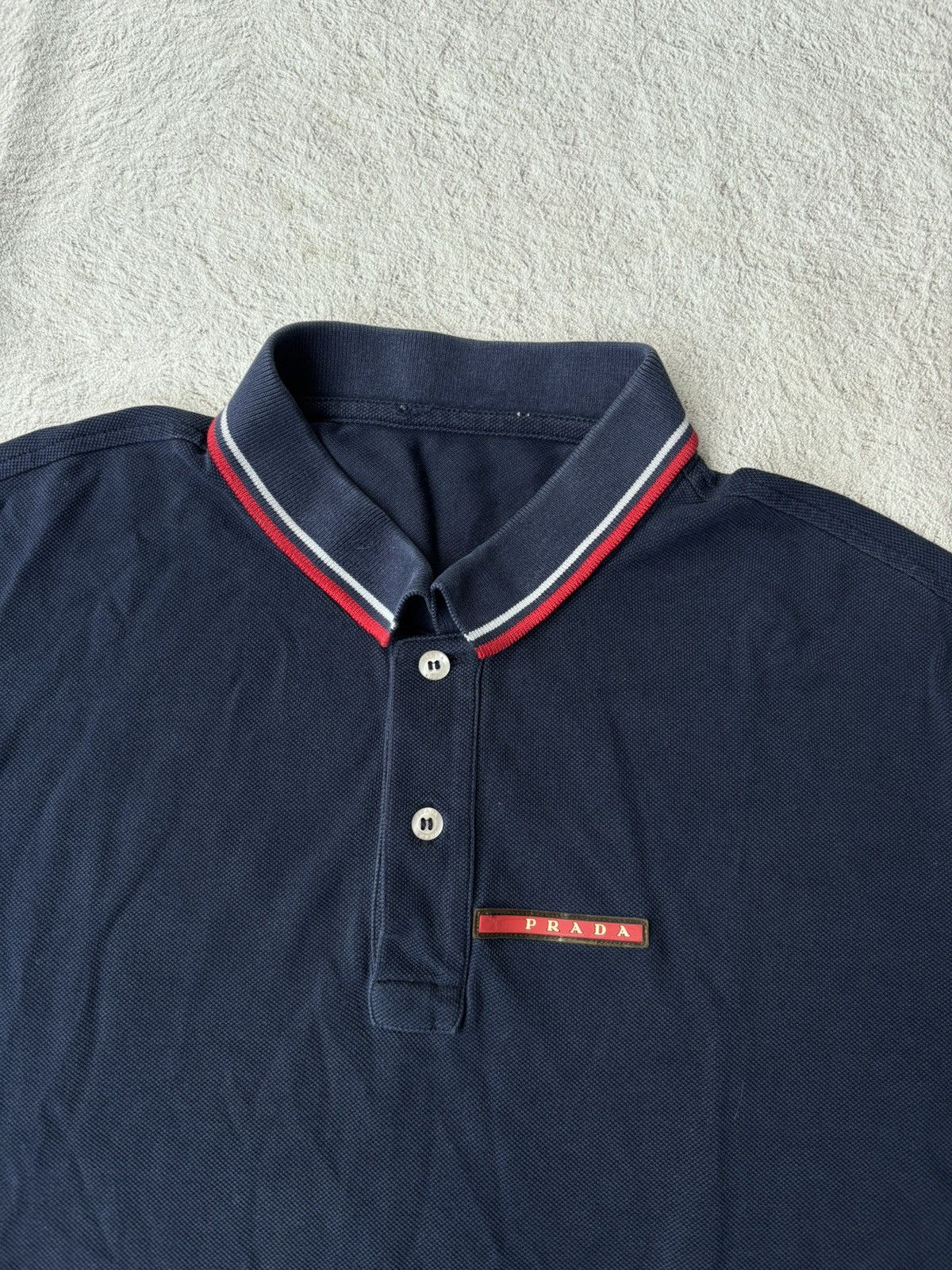 Prada Prada polo shirt red tab Size US L / EU 52-54 / 3 - 2 Thumbnail