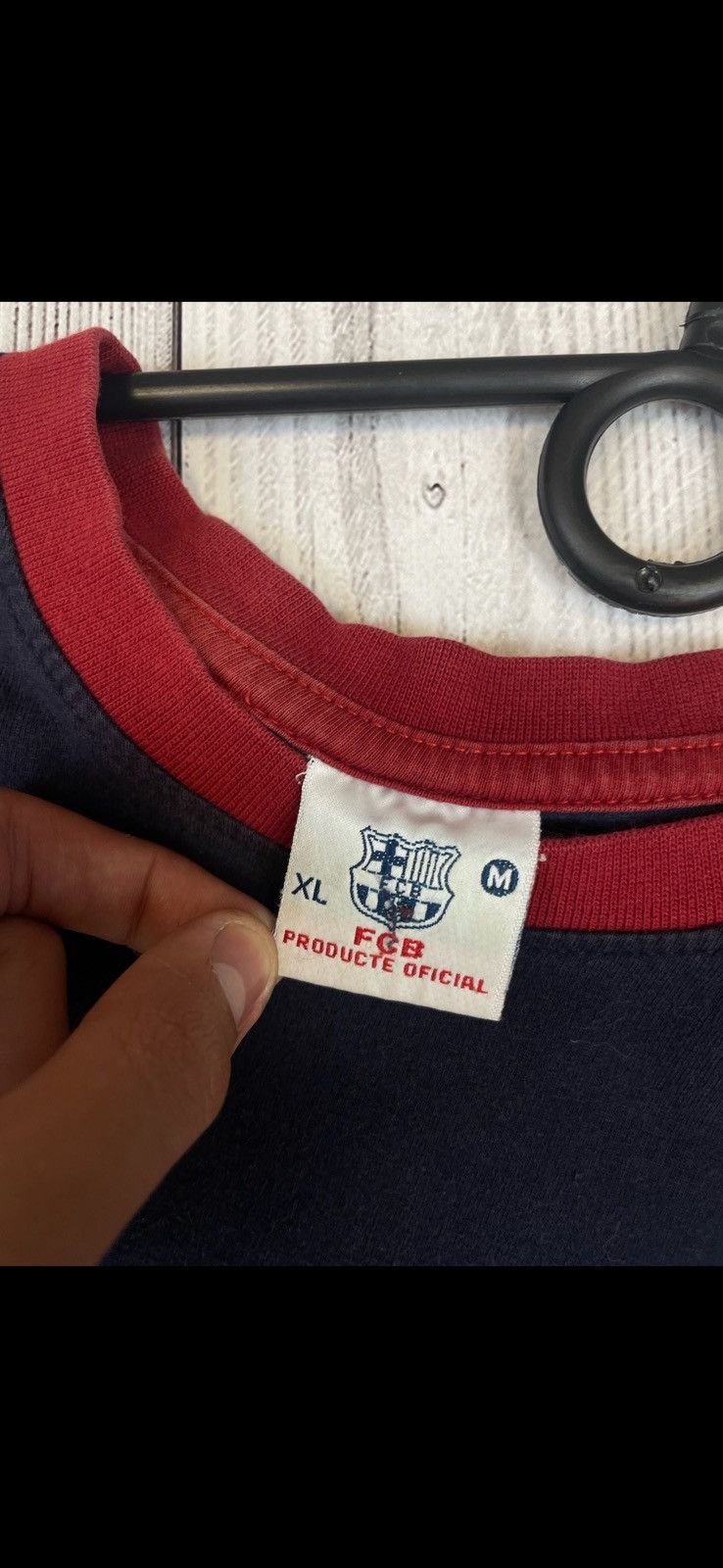 Vintage Vintage FCB Barcelona soccer long sleeve tee sweathirt M Size US M / EU 48-50 / 2 - 3 Thumbnail
