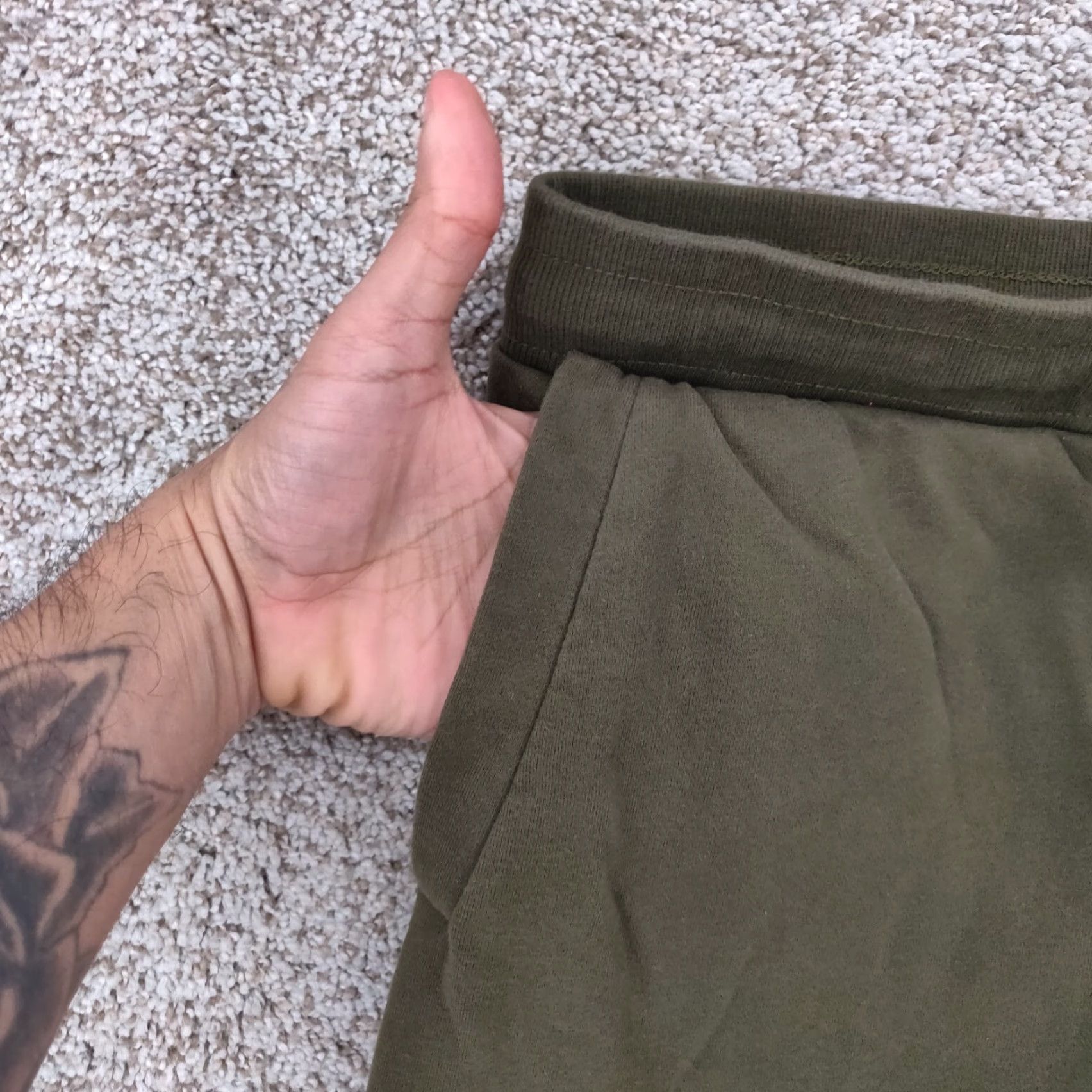 Vintage Zero Foxtrot Shorts Mens Small Green Athletic 7 Inseam Drawstring Sweat Size US 28 / EU 44 - 7 Thumbnail