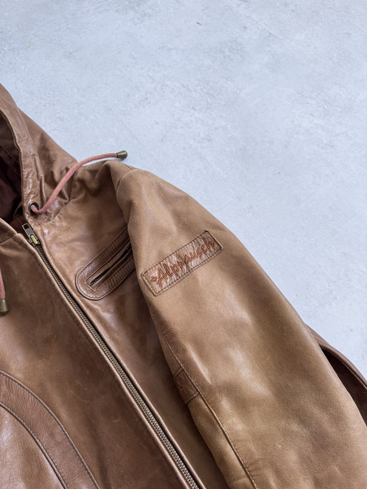 Other Alprausch Vintage 00’s Leather Swiss Style Y2K Unisex Jacket Size M / US 6-8 / IT 42-44 - 9 Thumbnail