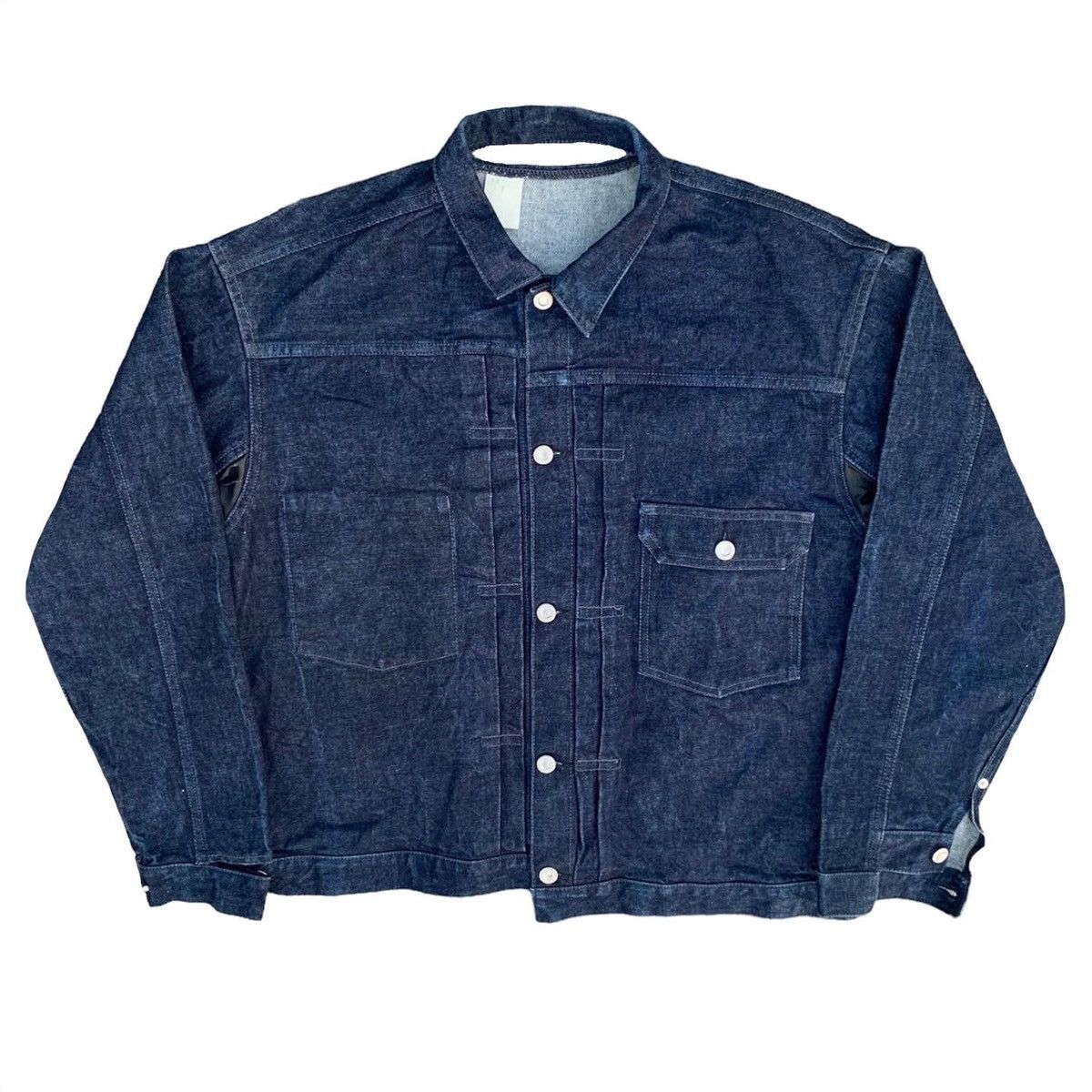 N. Hoolywood N. Hoolywood Reconstruction Asymmetrical Denim Jacket 