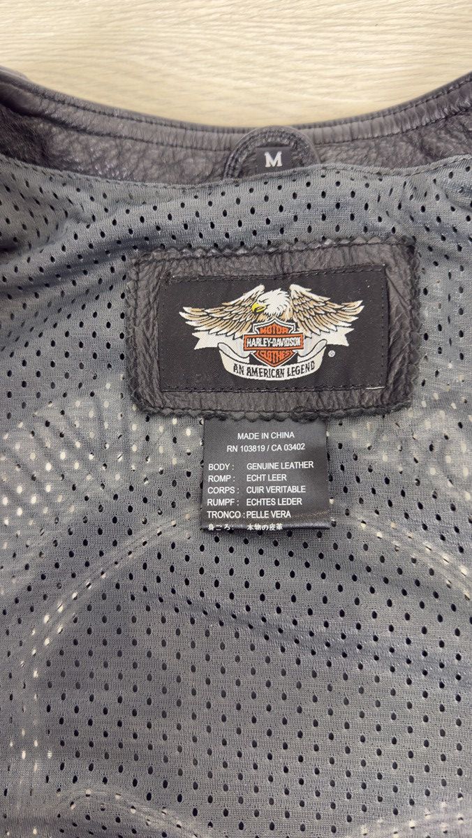 Harley Davidson Harley Davidson Vintage Leather Vest Size US M / EU 48-50 / 2 - 11 Thumbnail