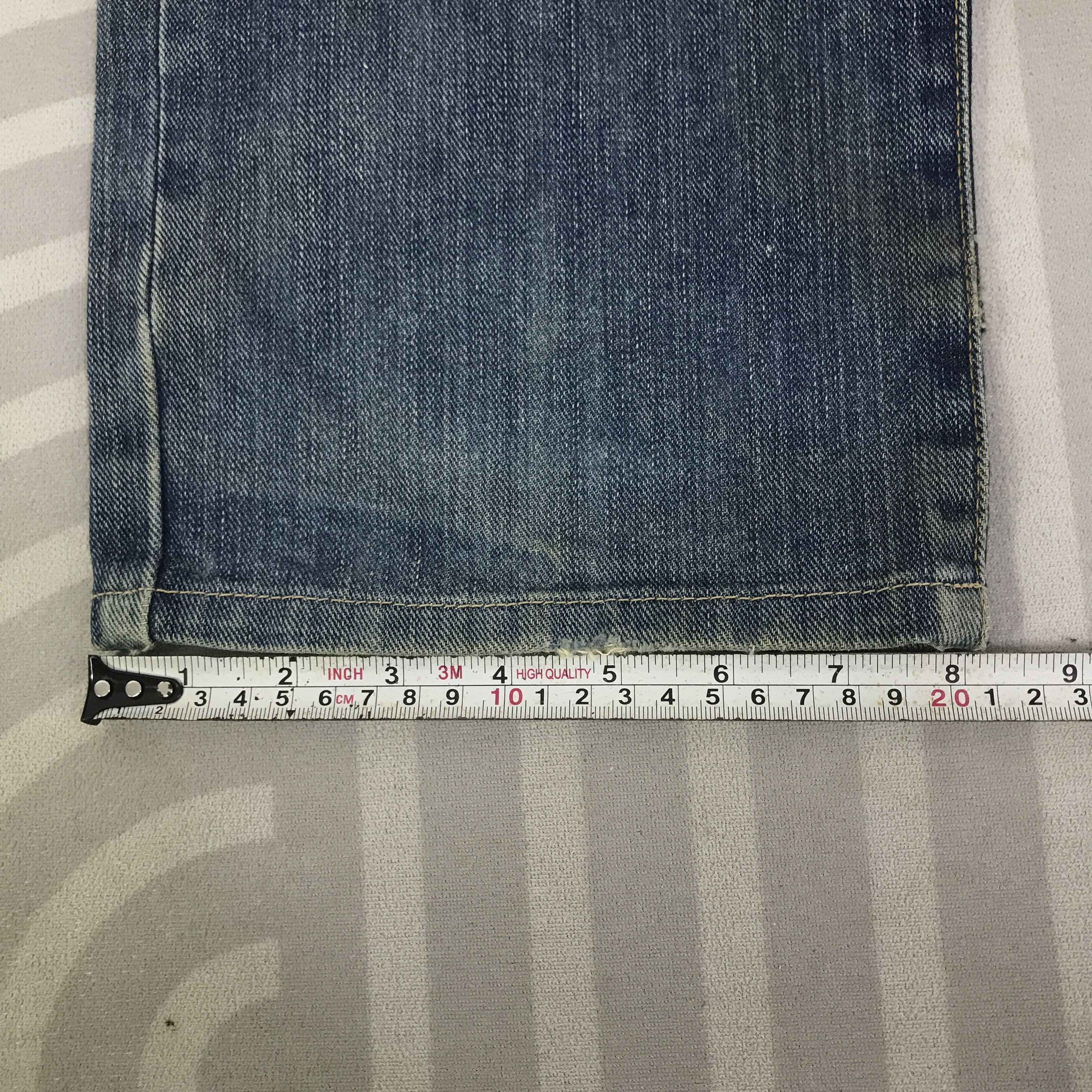 Edwin Vintage Edwin japan distressed denim Jeans pants K129B16 Size US 32 / EU 48 - 11 Thumbnail