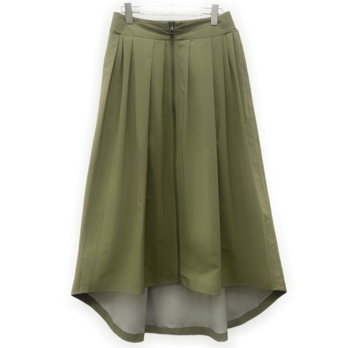 Louis Vuitton Louis Vuitton Zipper Design Casual Ruched Long Skirt K26WX Size 27" / US 4 / IT 40 - 1 Thumbnail