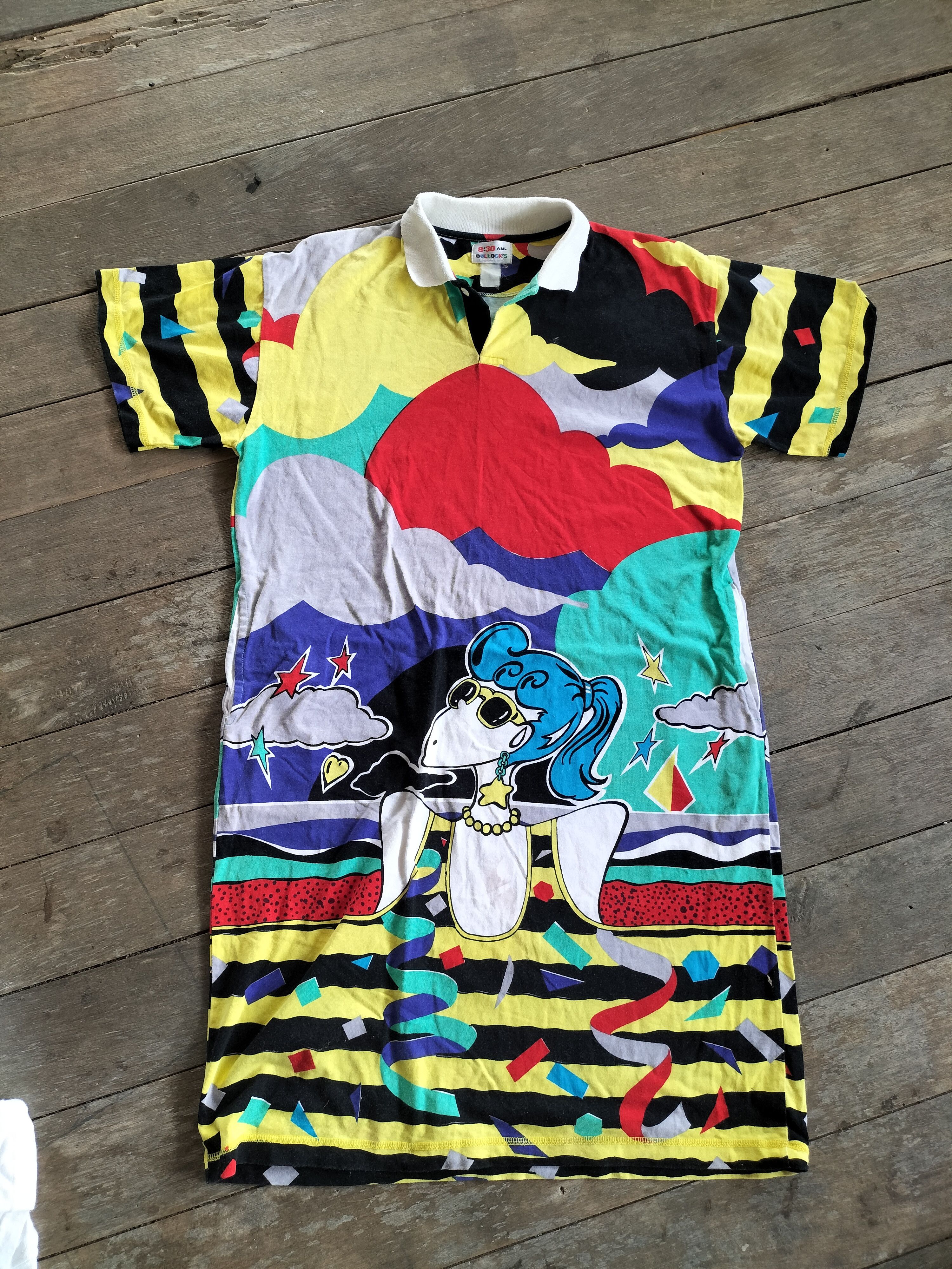 Vintage Vintage The Bollock Arts Beach Polo Shirt Blauss Size M / US 6-8 / IT 42-44 - 1 Thumbnail