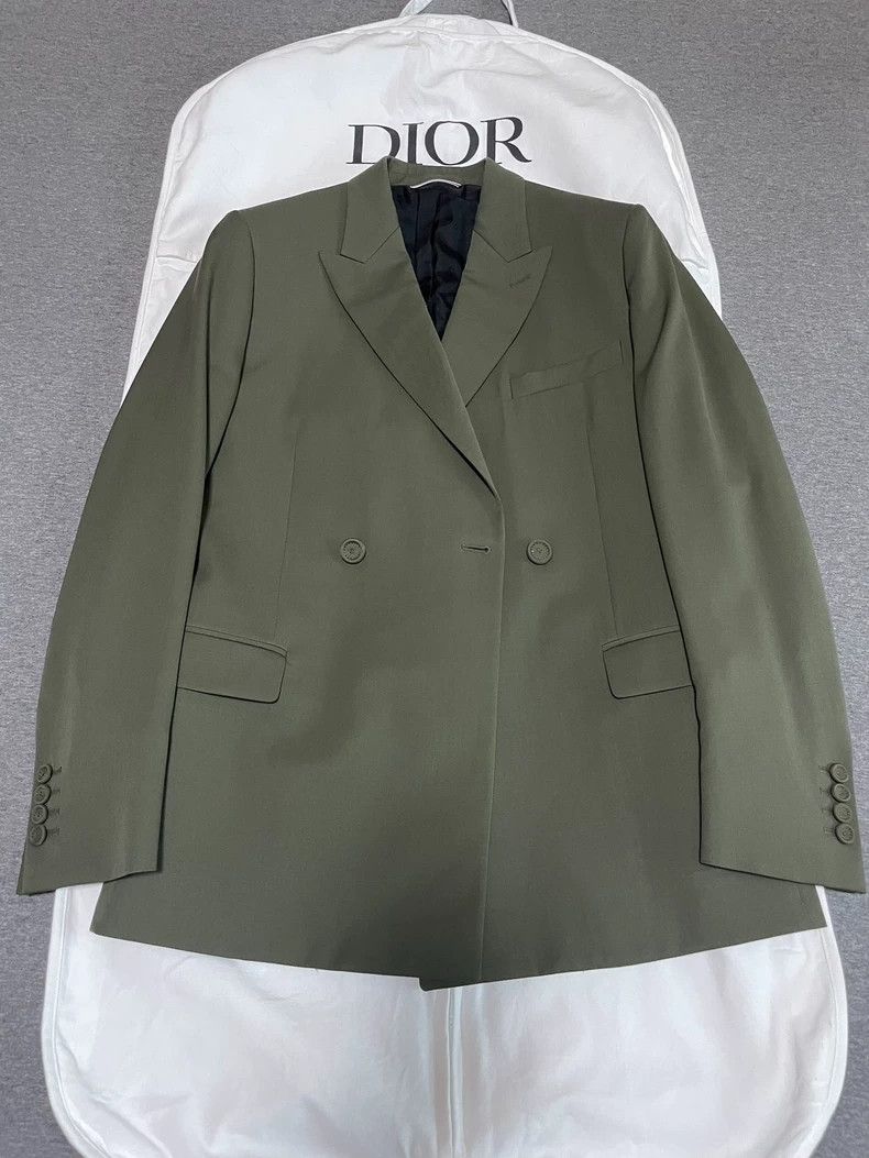 Dior Dior Classic show green wool men's suit 2502-Nextarrow Size 46R - 1 Thumbnail