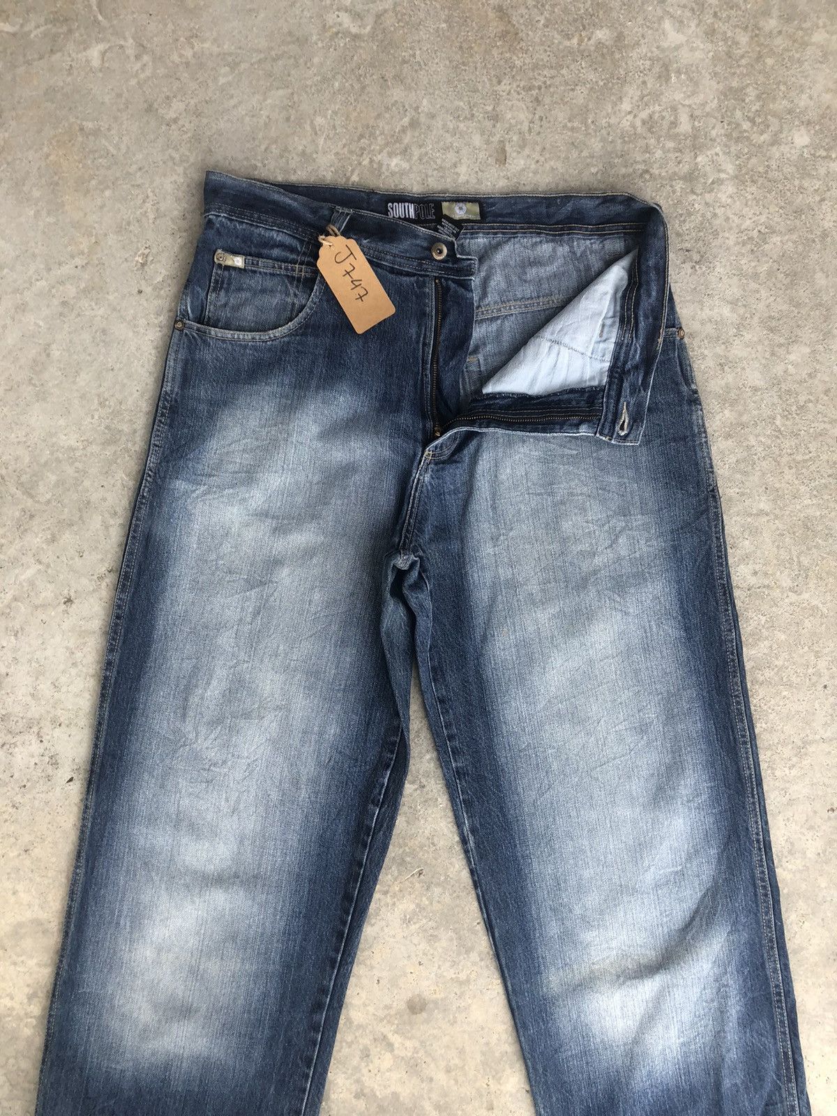 Southpole Vintage Southpole Embroidered Jeans Distressed Jeans Size US 34 / EU 50 - 3 Thumbnail