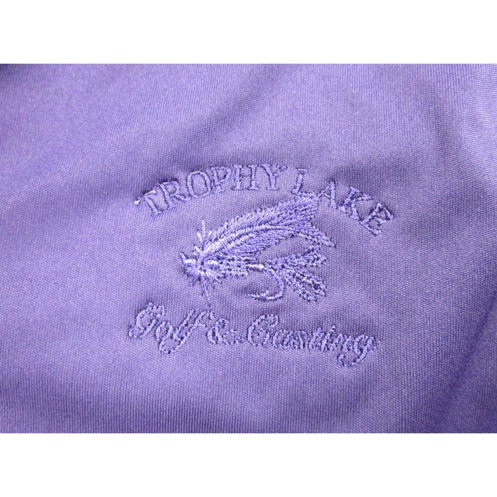 Vintage Antigua Jacket Womens XL Purple Gray Full Zip Trophy Lake Golf Fishing Outdoor Size XL / US 12-14 / IT 48-50 - 3 Thumbnail